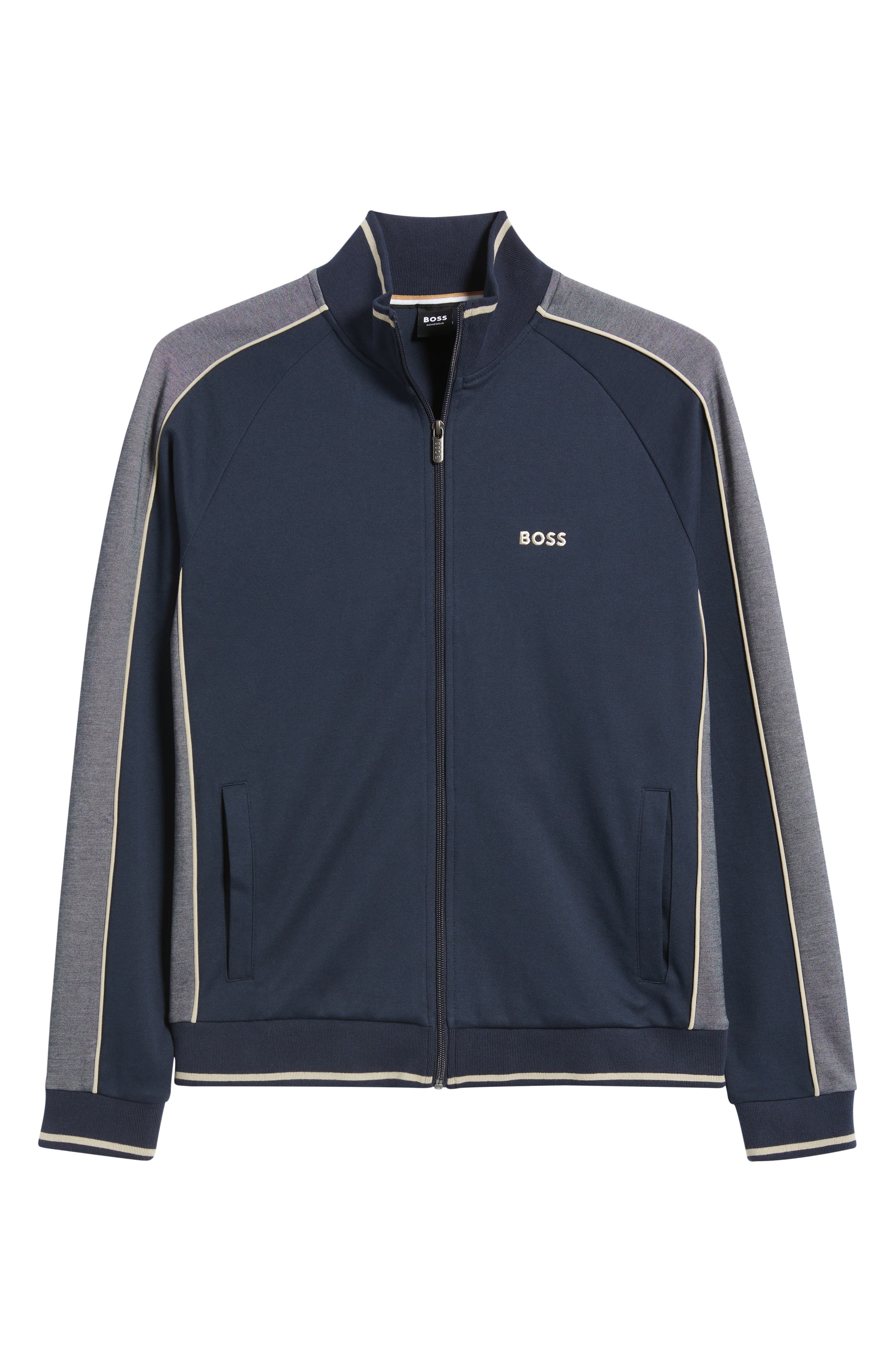 BOSS Tracksuit Jacket in Dark Blue at Nordstrom - 5