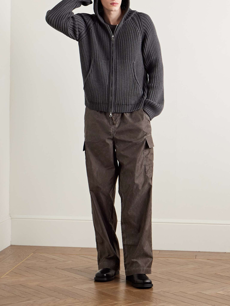 Our Legacy Way Straight-Leg Shell Drawstring Cargo Trousers outlook