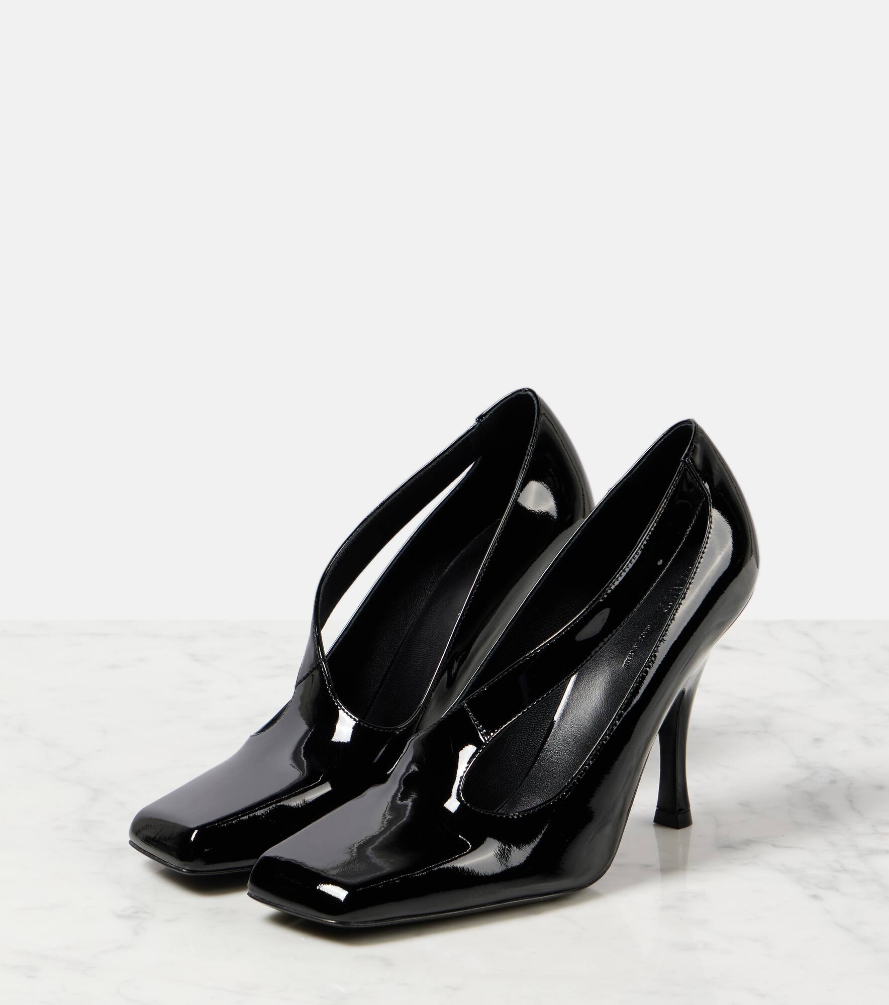 Eva 100 cutout patent leather pumps - 4