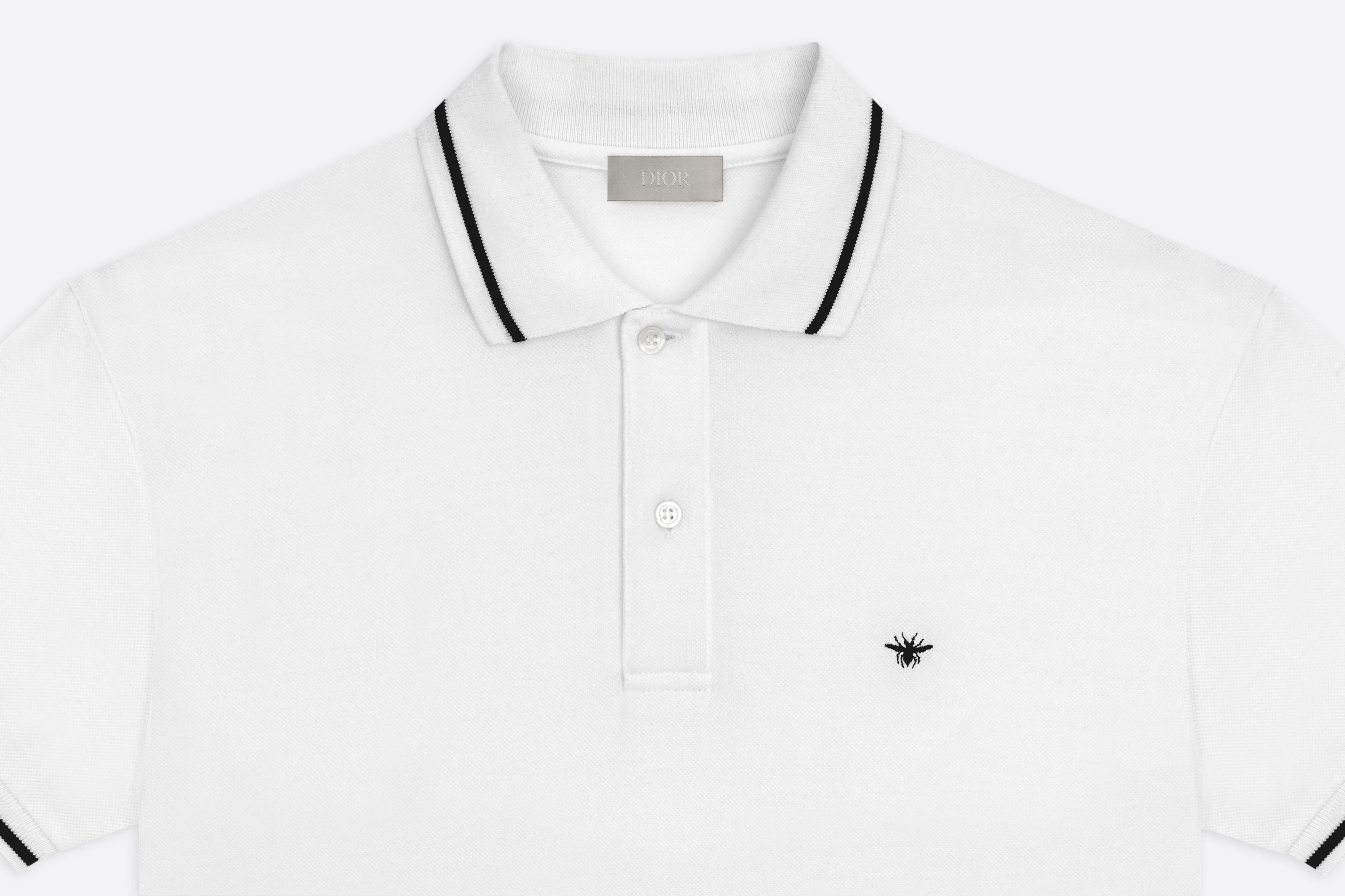 Polo Shirt with Bee Embroidery - 3