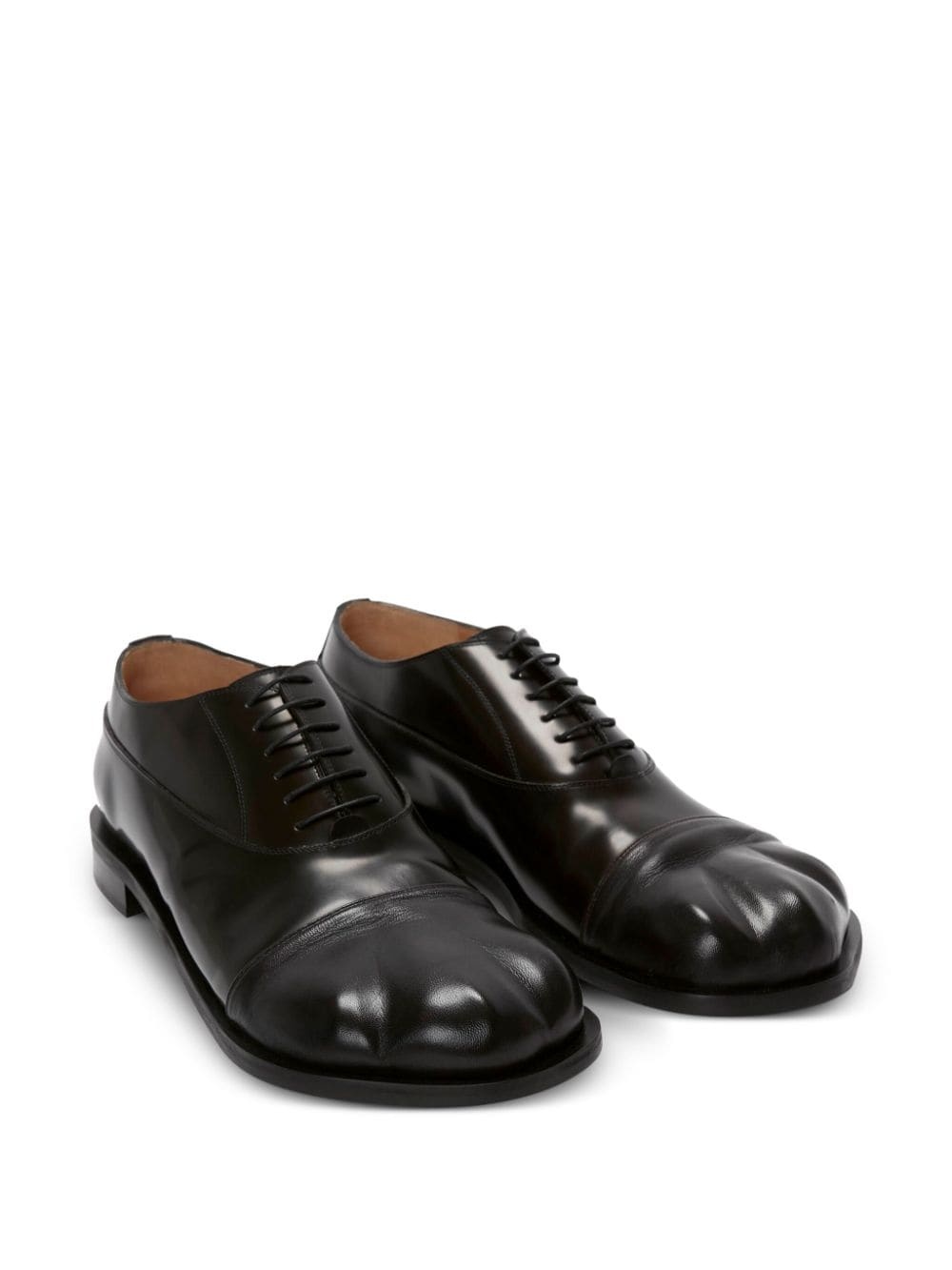 Paw leather derby shoes - 2