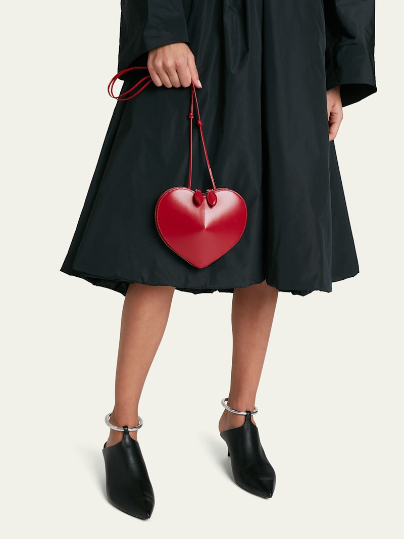 Alaïa Heart Leather Shoulder Bag outlook