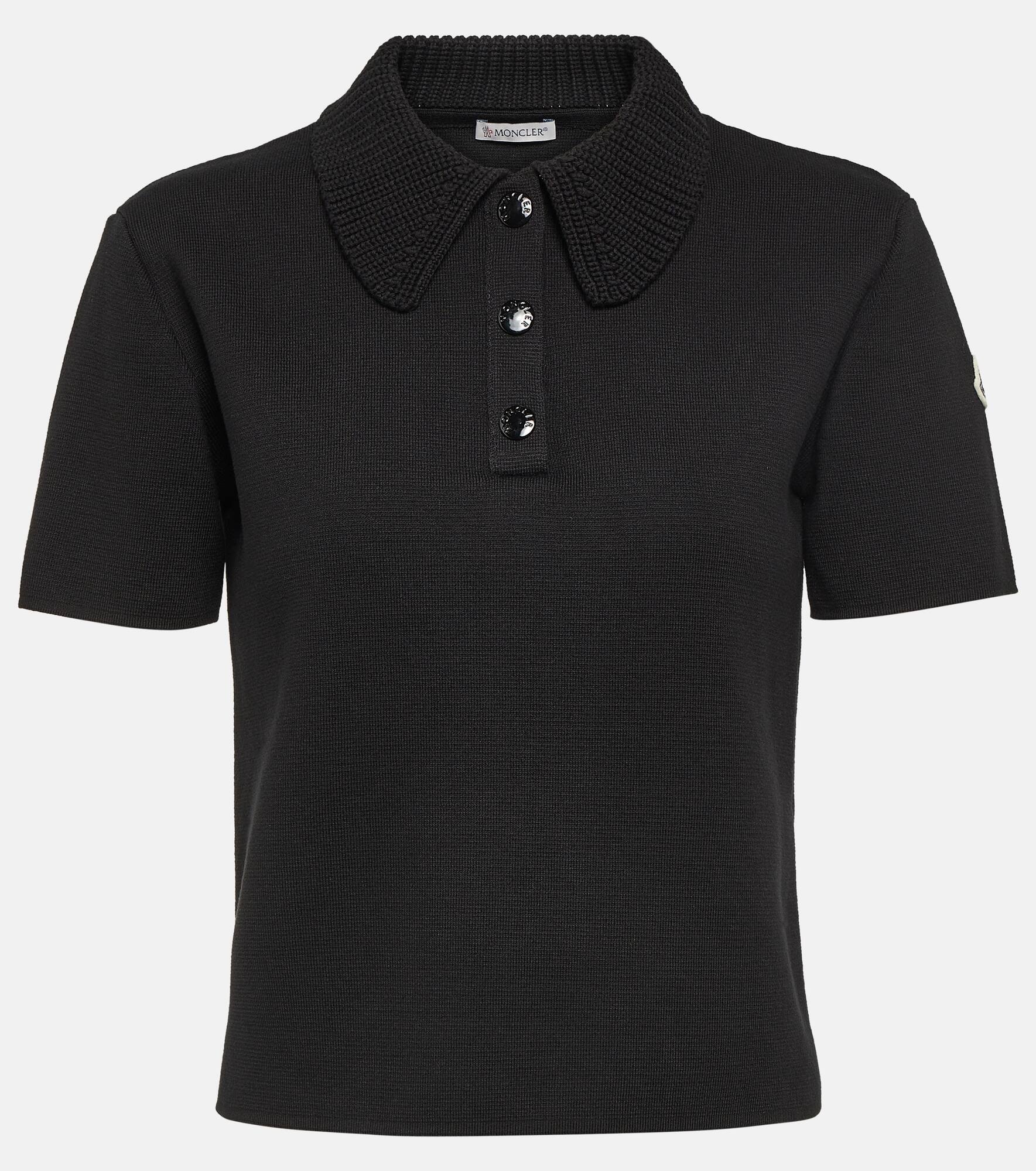 Cotton piqué polo shirt - 1