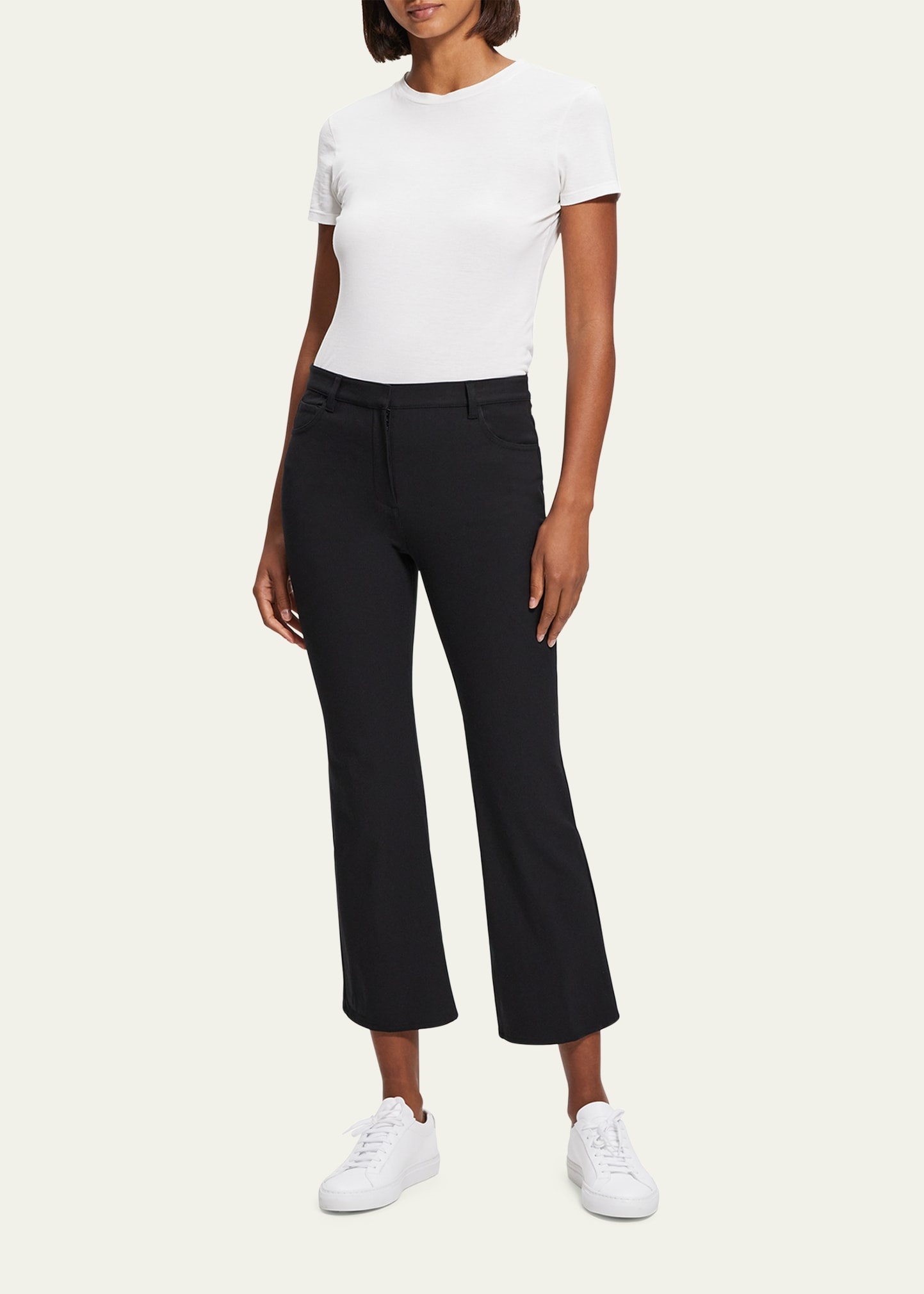 Five-Pocket Kick Flare Pants - 2