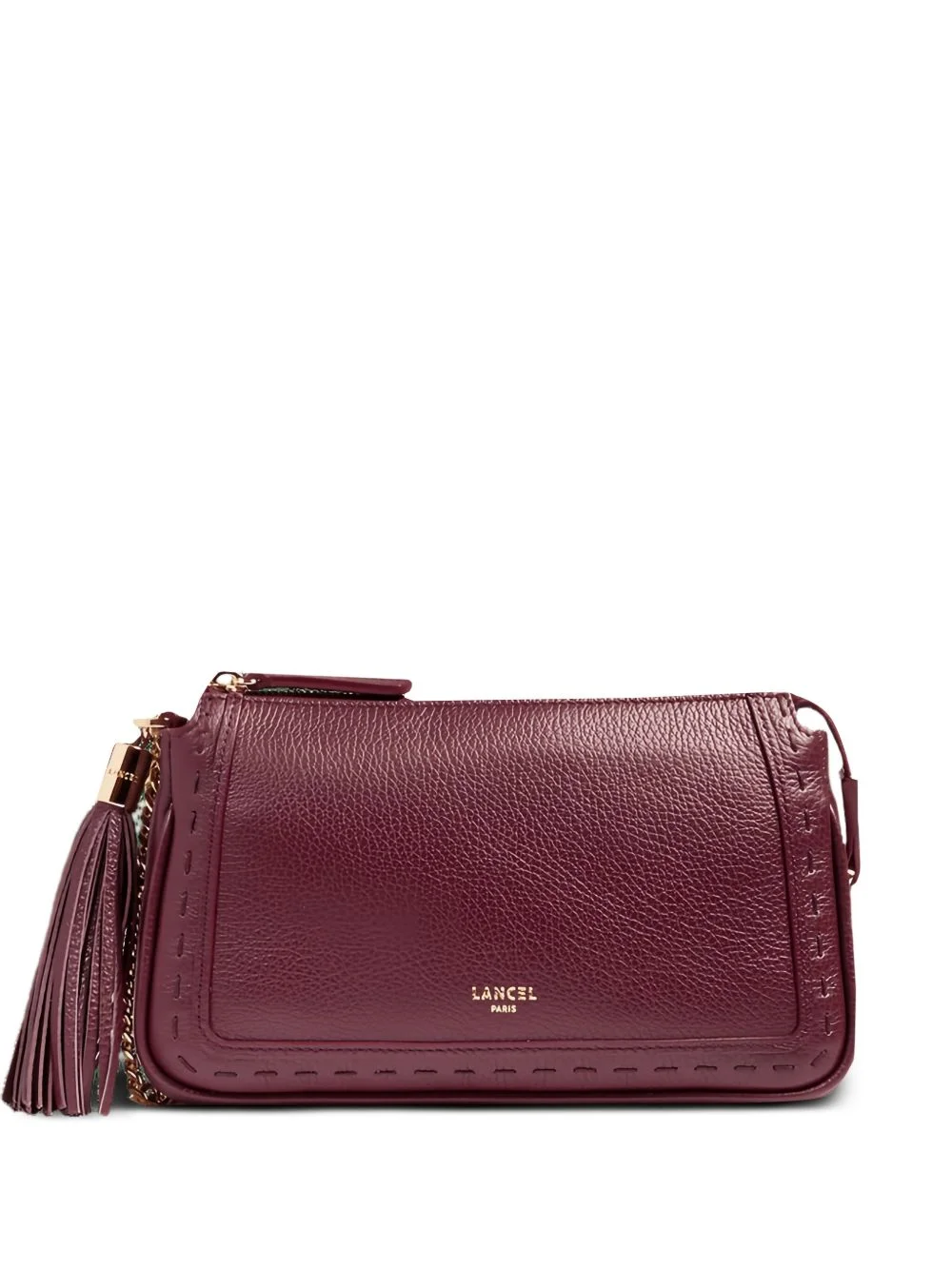 Pouch on Chain tassel cross body bag - 1