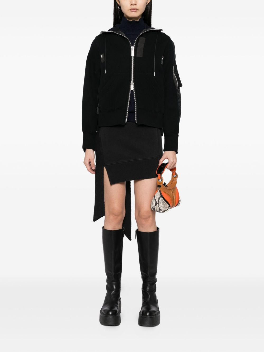 twill hoodie - 2