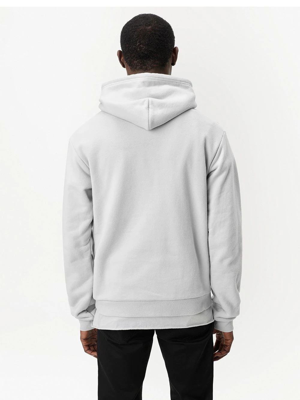 Beach drawstring cotton hoodie - 4