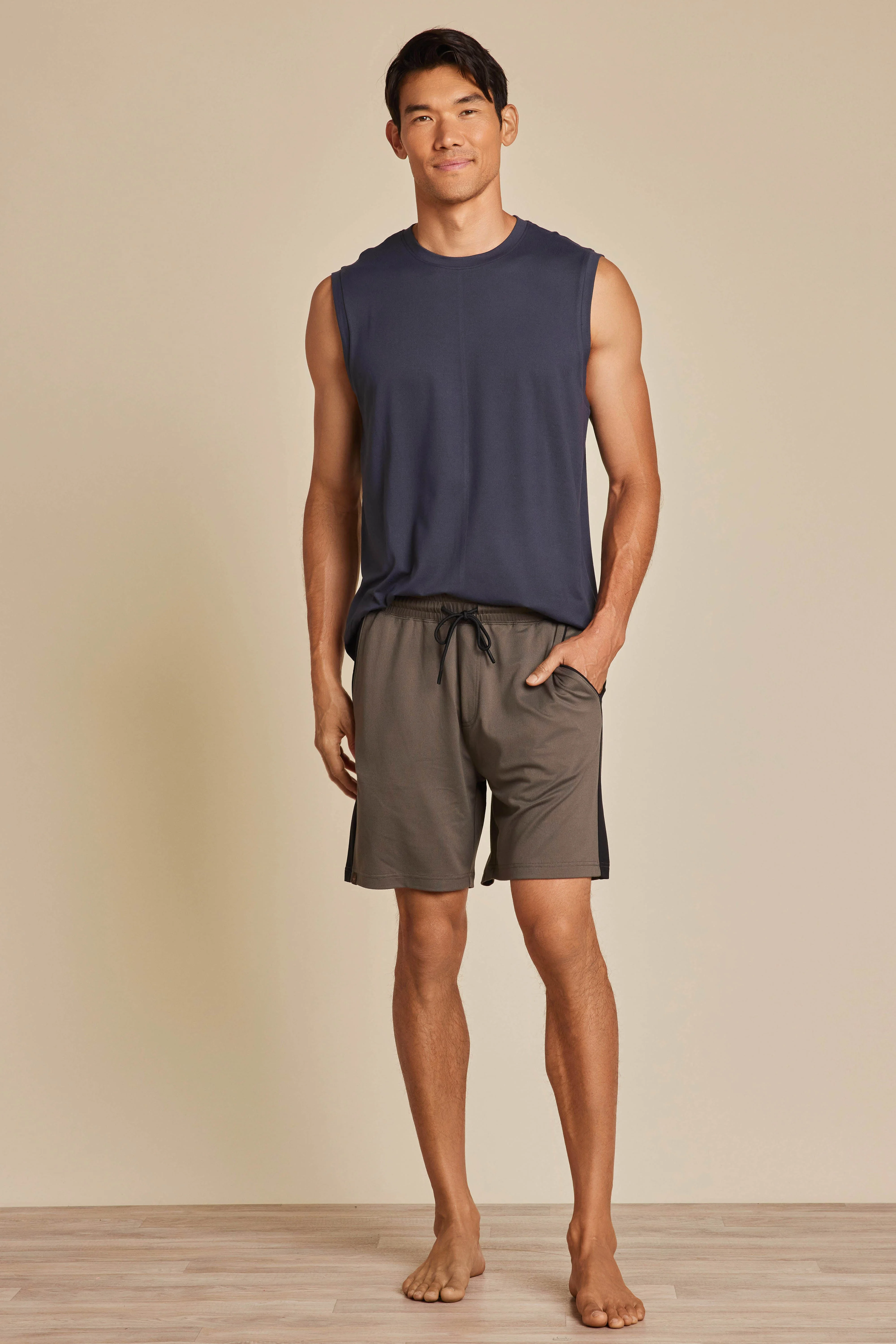 Malibu Collection® Butterchic Track Short - 1