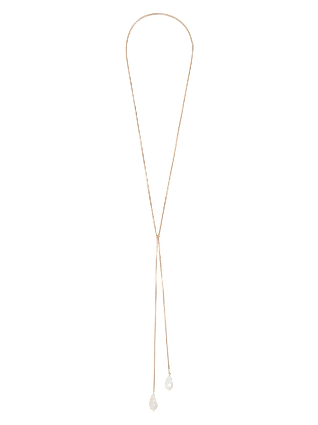 Gold Mikonos Scarf Necklace - 1