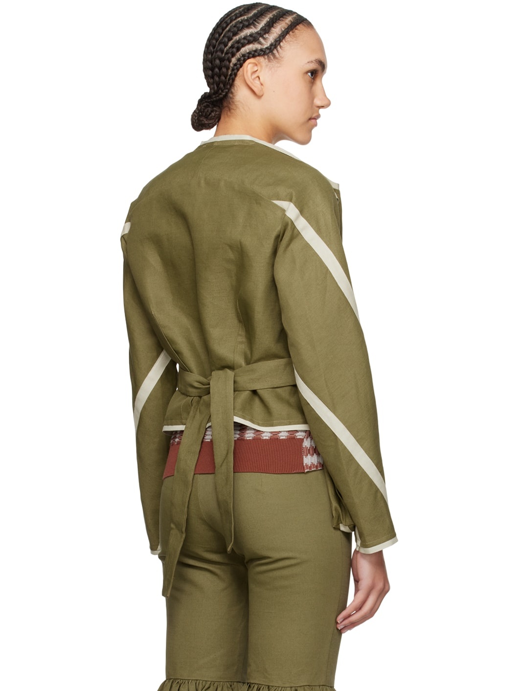 Khaki Arc Jacket - 3