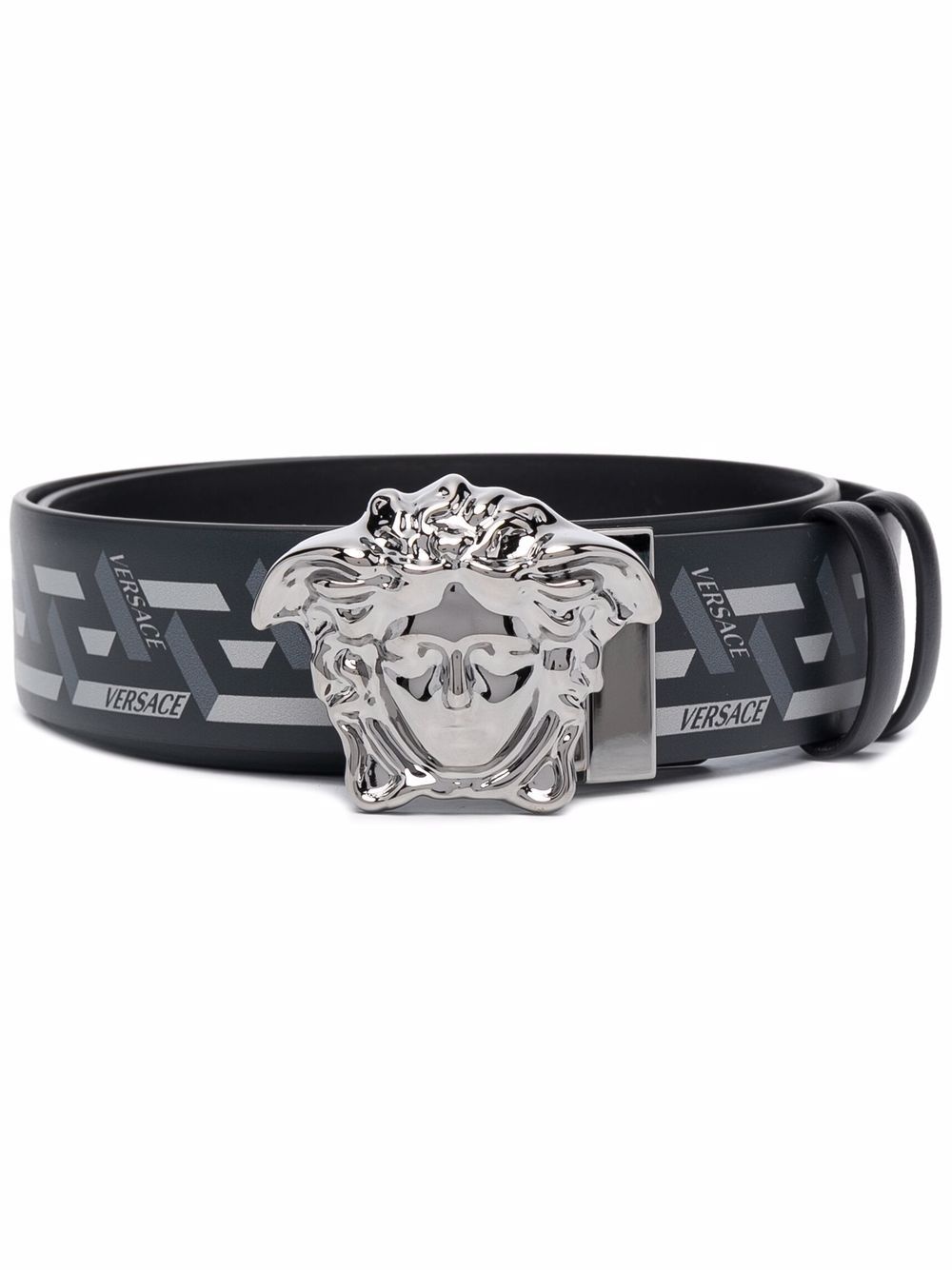 Medusa Head Greca-print belt - 1