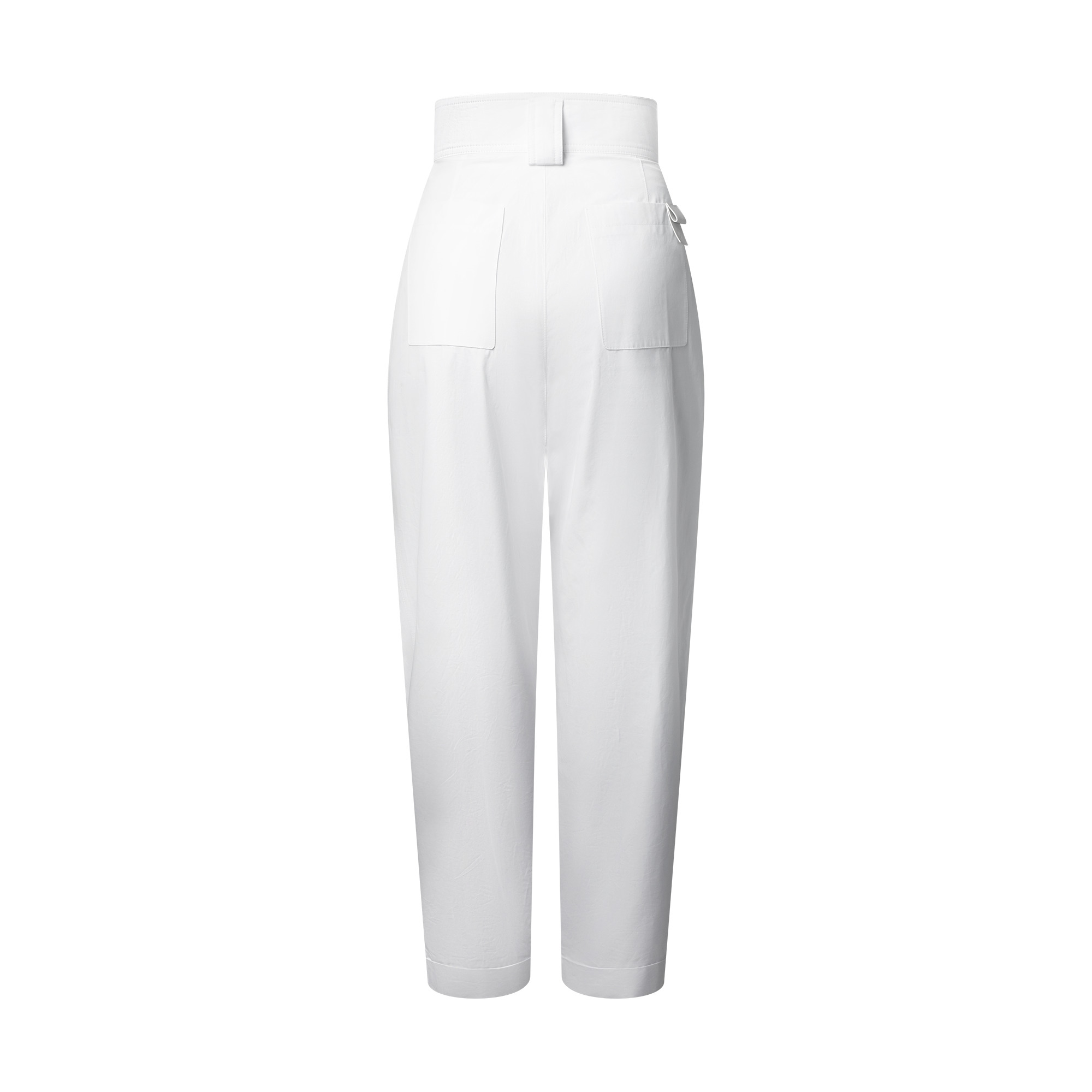 Cuffed Wide-Leg Pants - 3