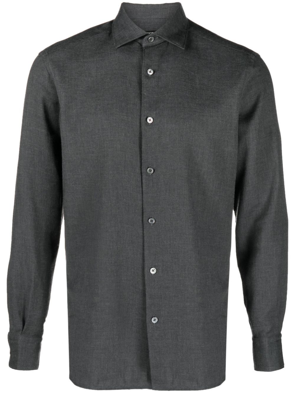 long-sleeve button-up shirt - 1
