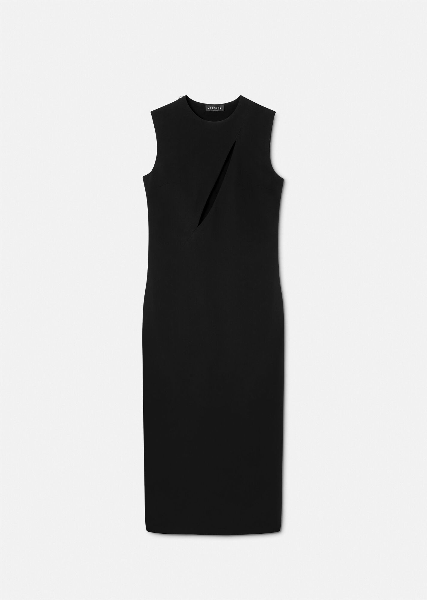 Slashed Midi Sleeveless Dress - 1