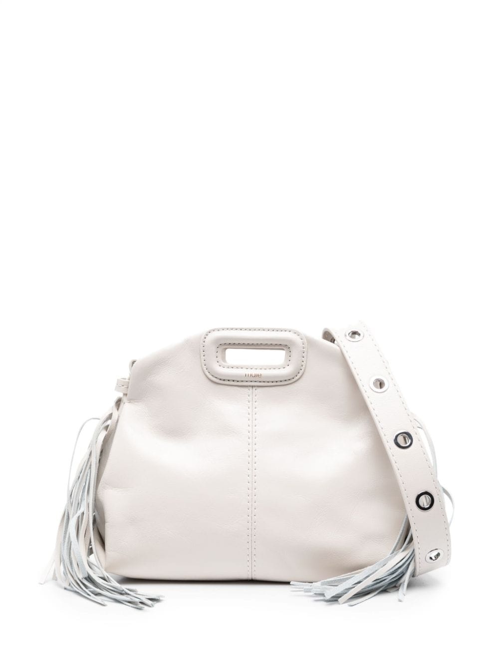 mini Miss M crackle leather shoulder bag - 1