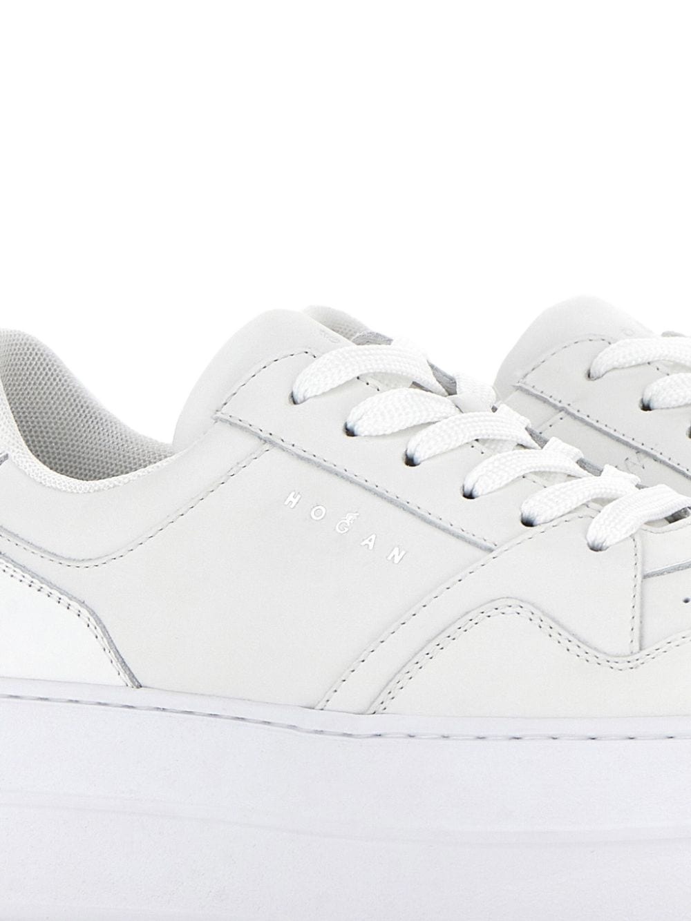 H670 flatform leather sneakers - 6
