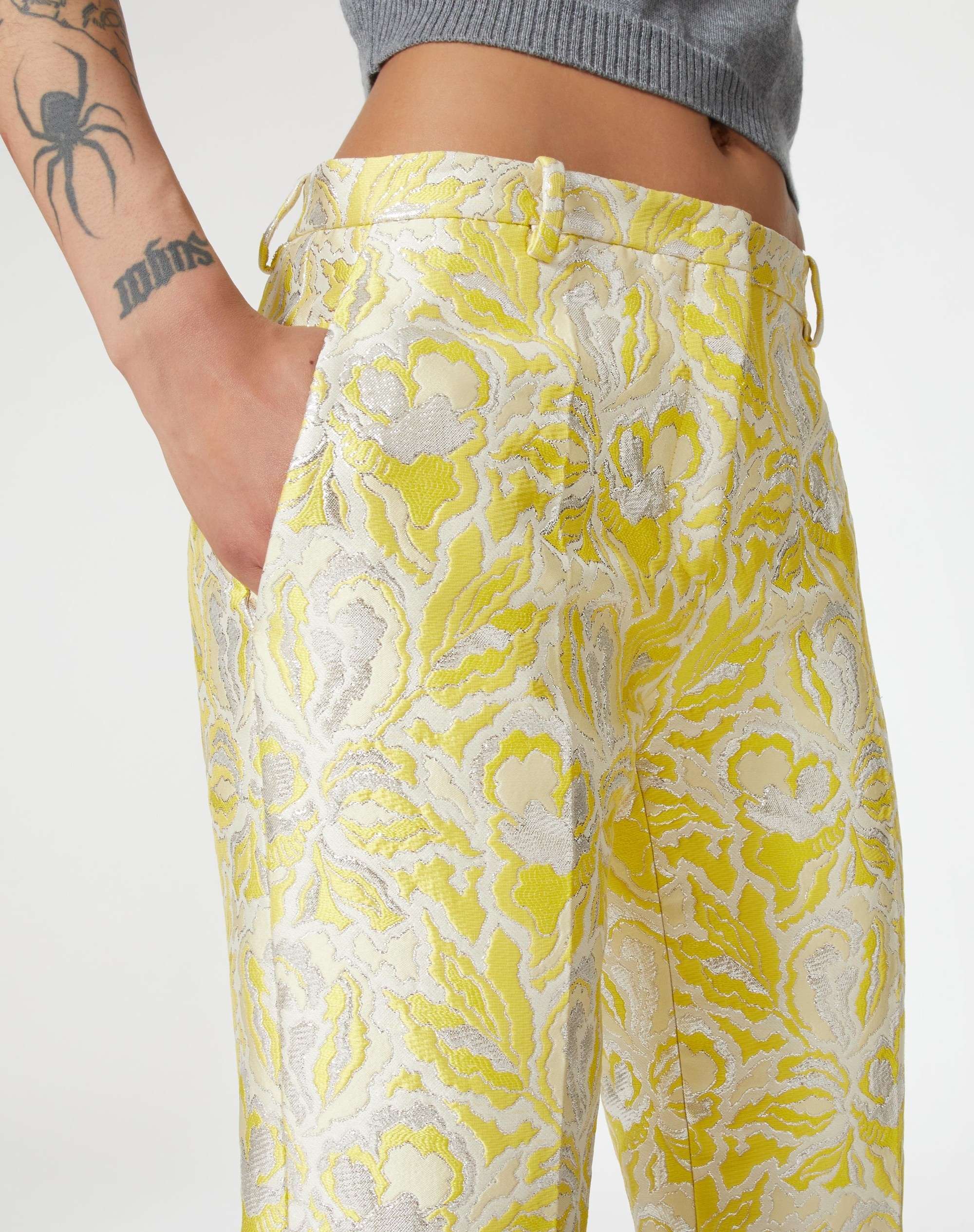 IRIS BROCADE PANTS - 5