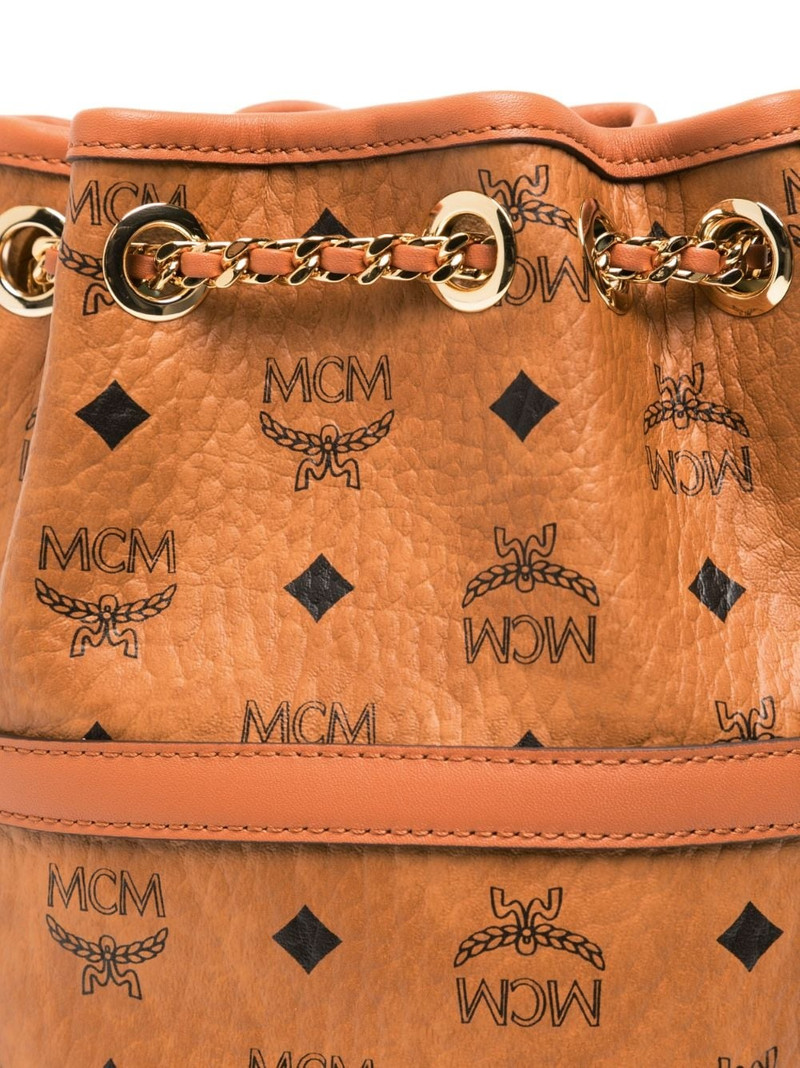 mini Aren chain leather backpack 4