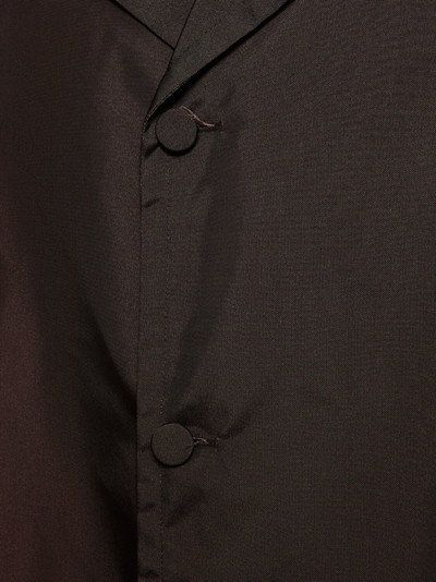 Valentino Textured nylon long coat outlook