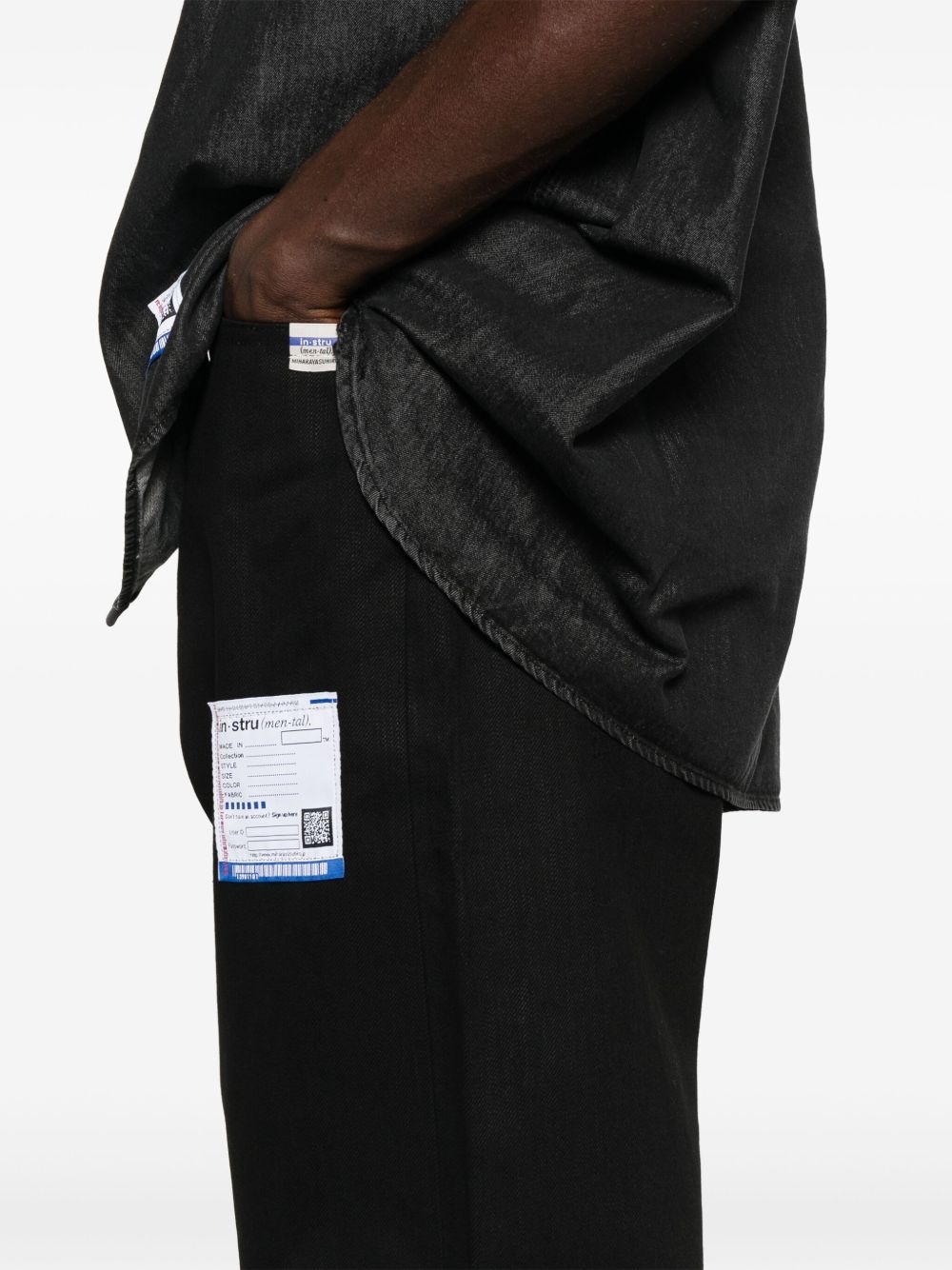 logo-patch trousers - 5