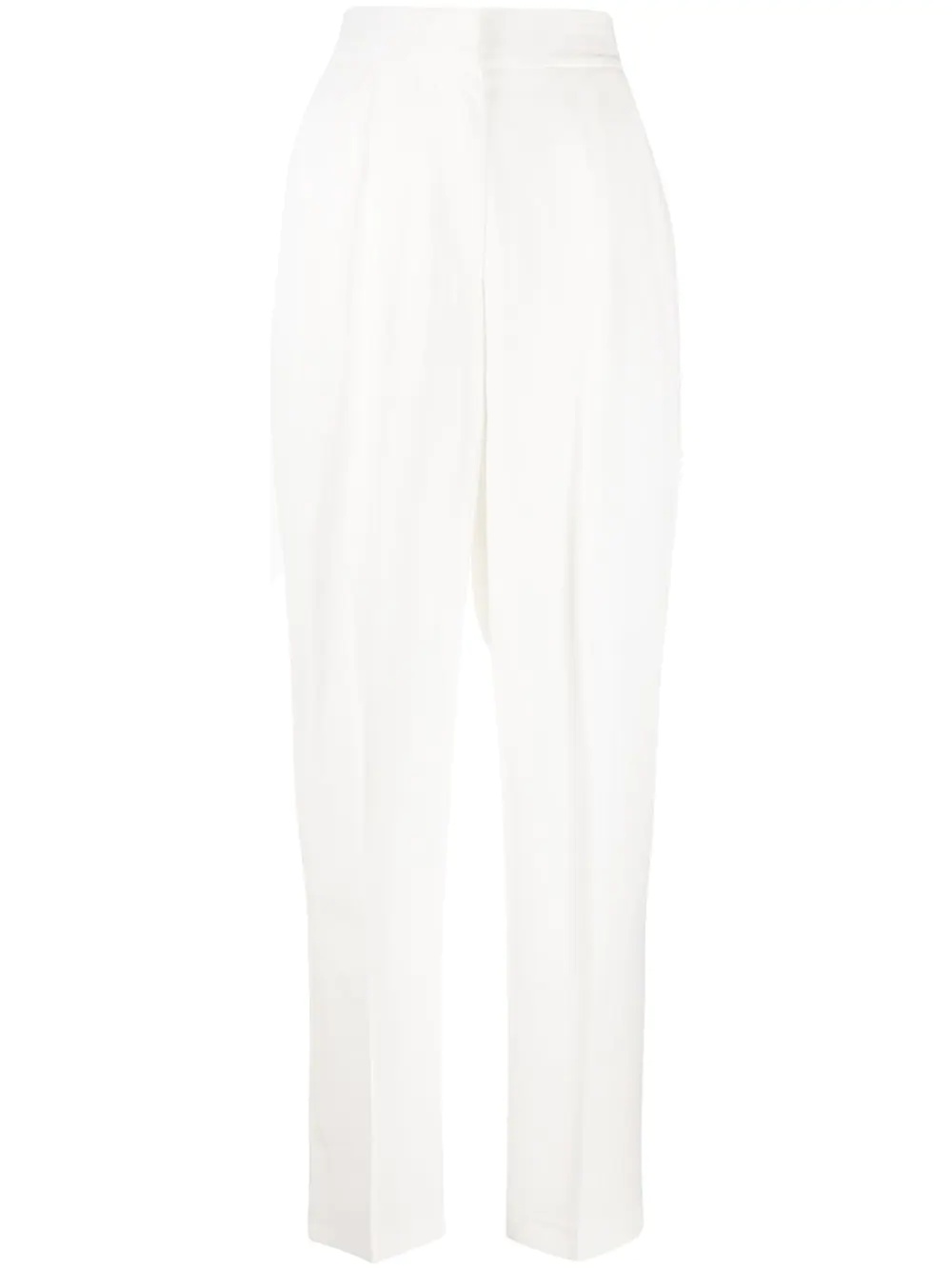 tailored tapered leg trousers - 1