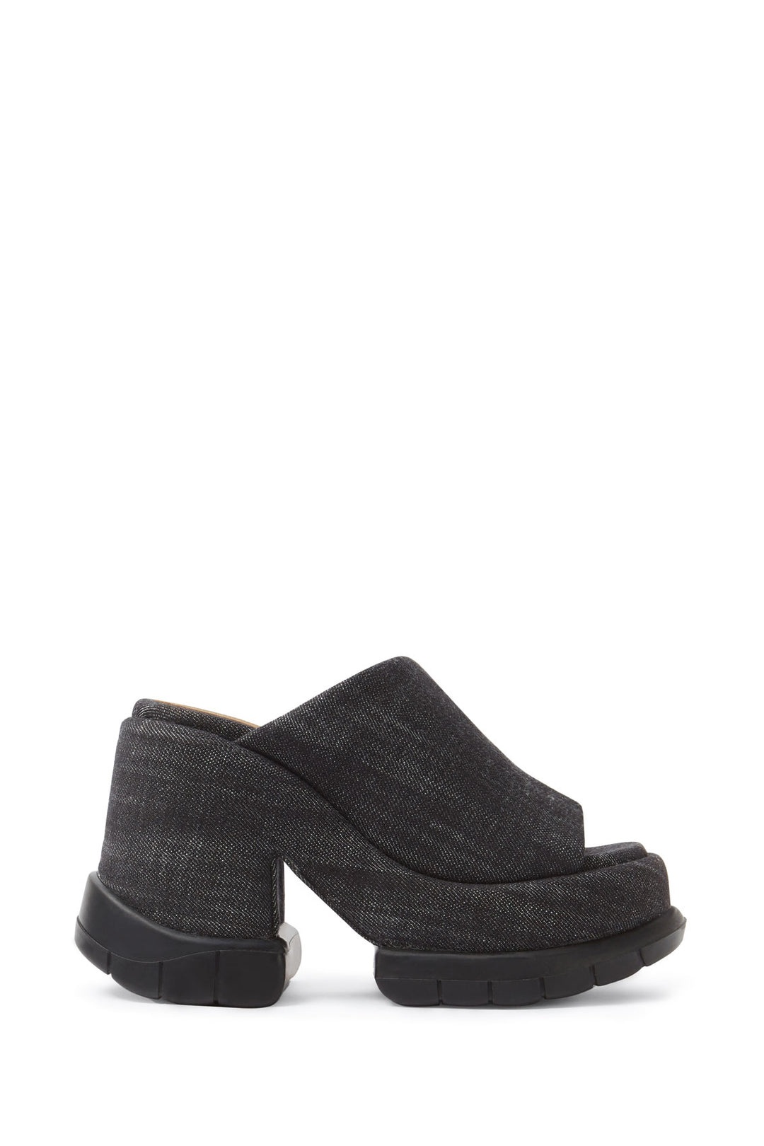 DARK DENIM PLATFORM HEELS - 1