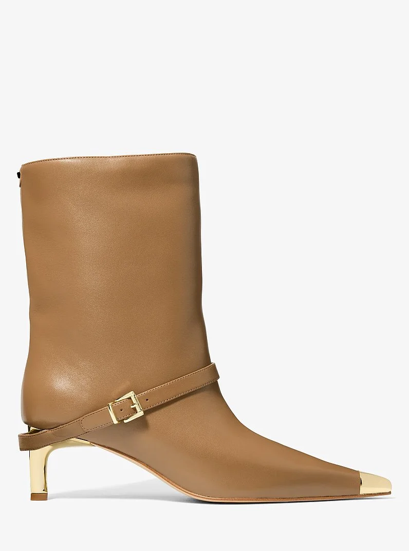Kasia Leather Buckle Boot - 1