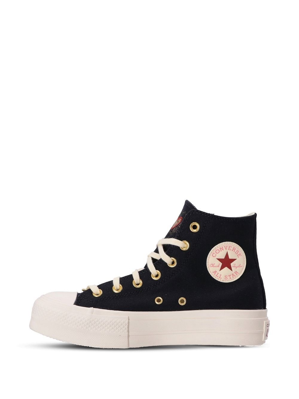 Chuck Taylor All Star Hearts platform sneakers - 5