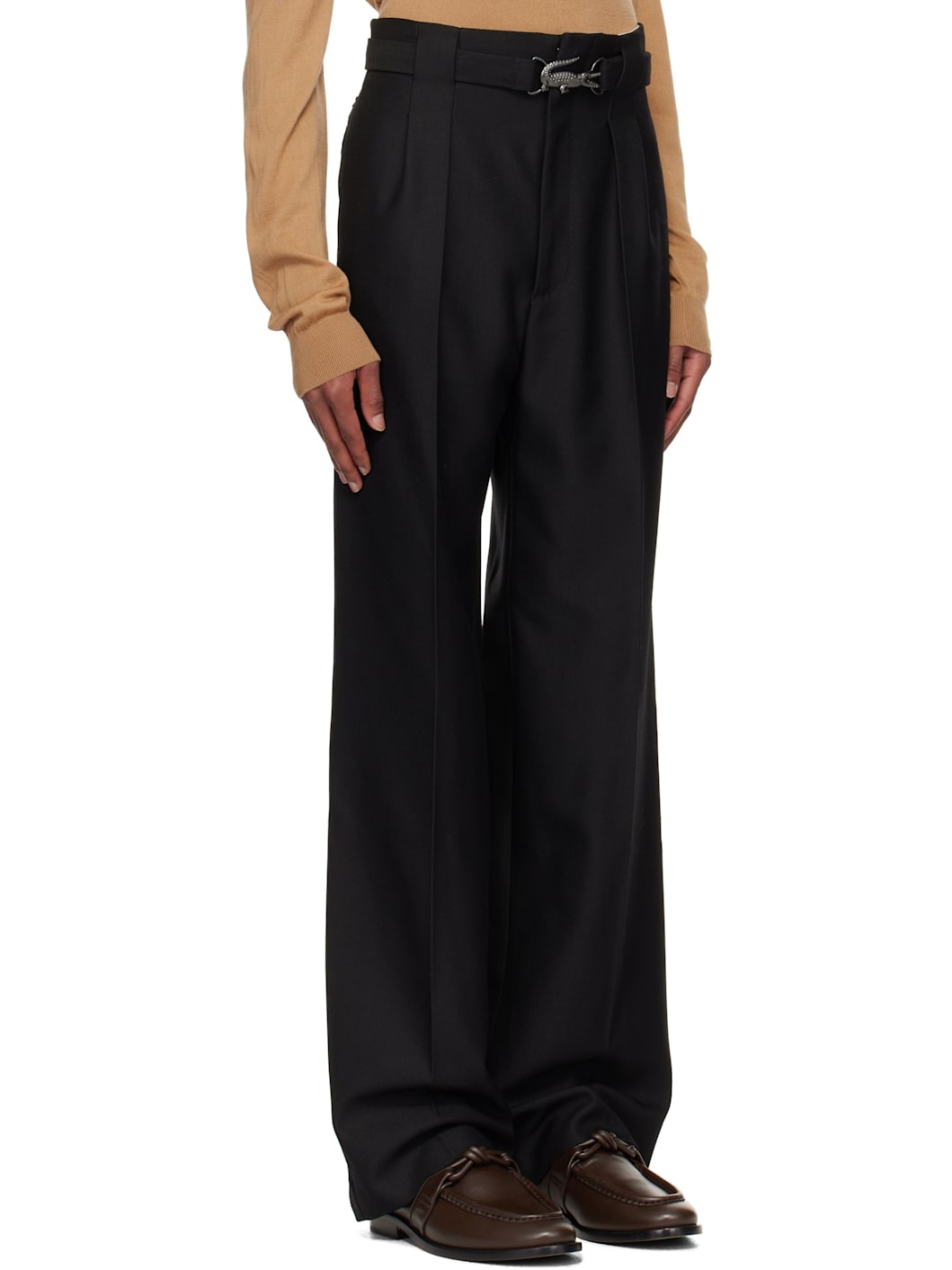 Black Fitted Trousers - 2
