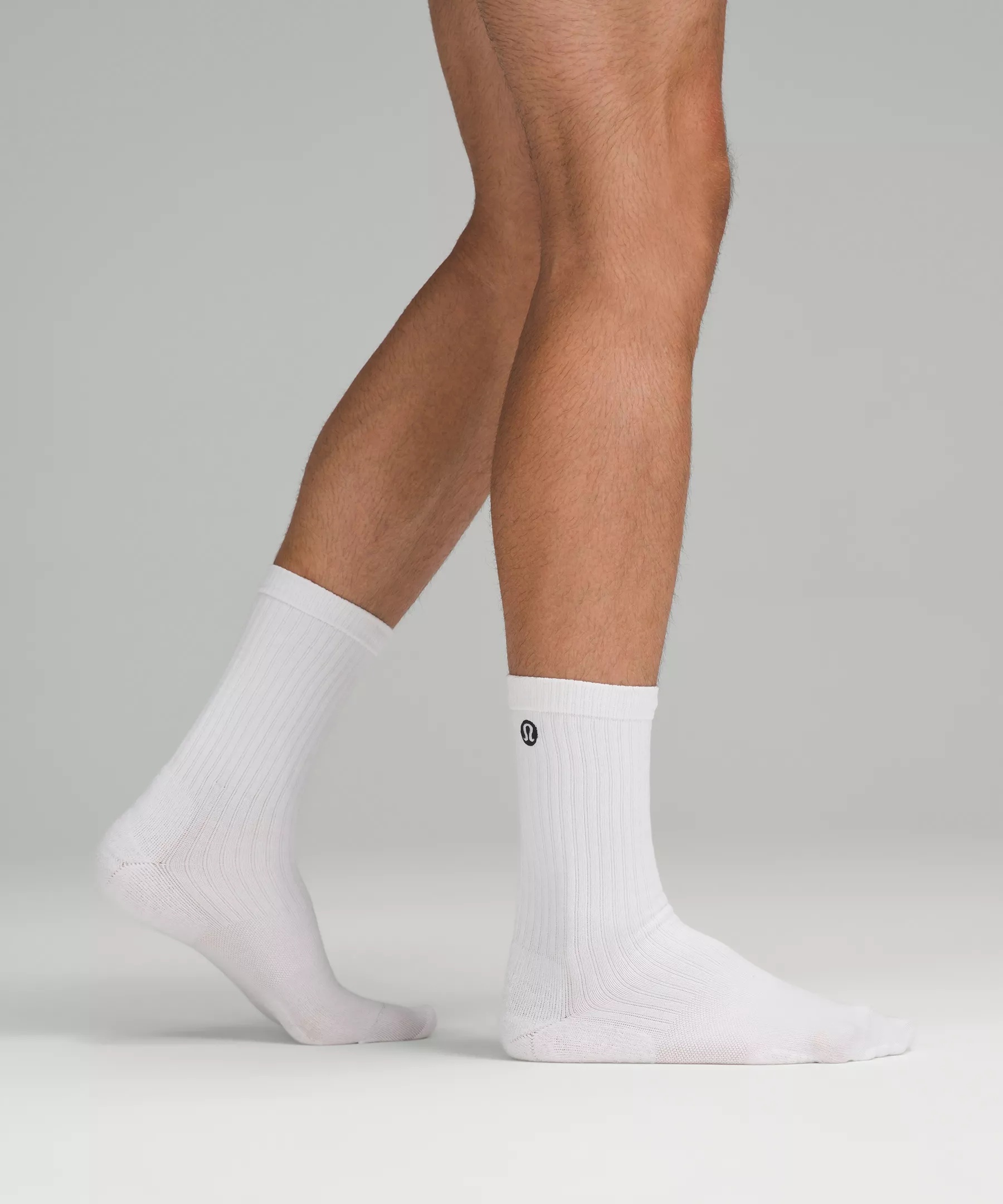 Men's Daily Stride Ribbed Comfort Crew Socks - 2