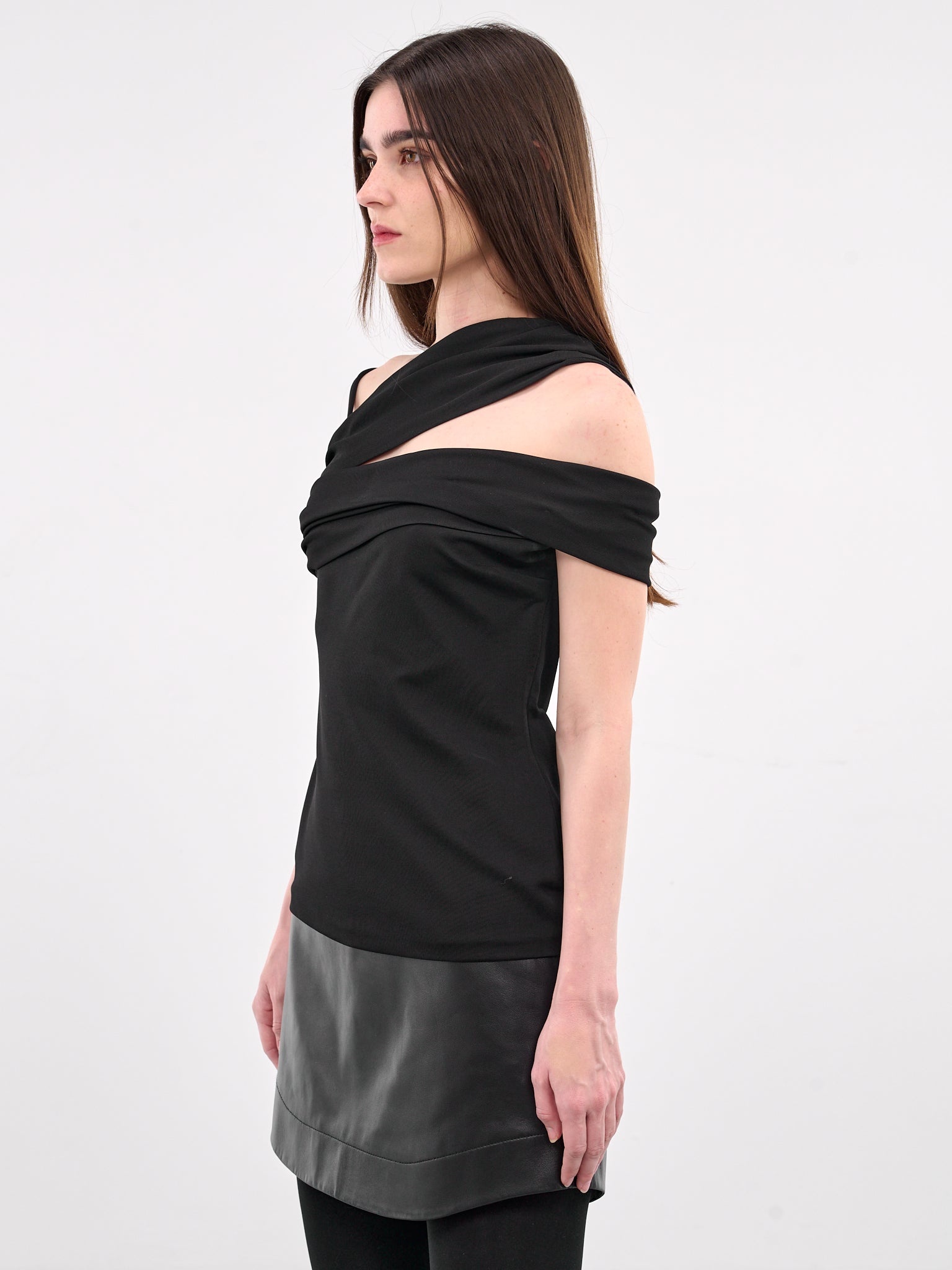 One-Shoulder Gathered Top - 2