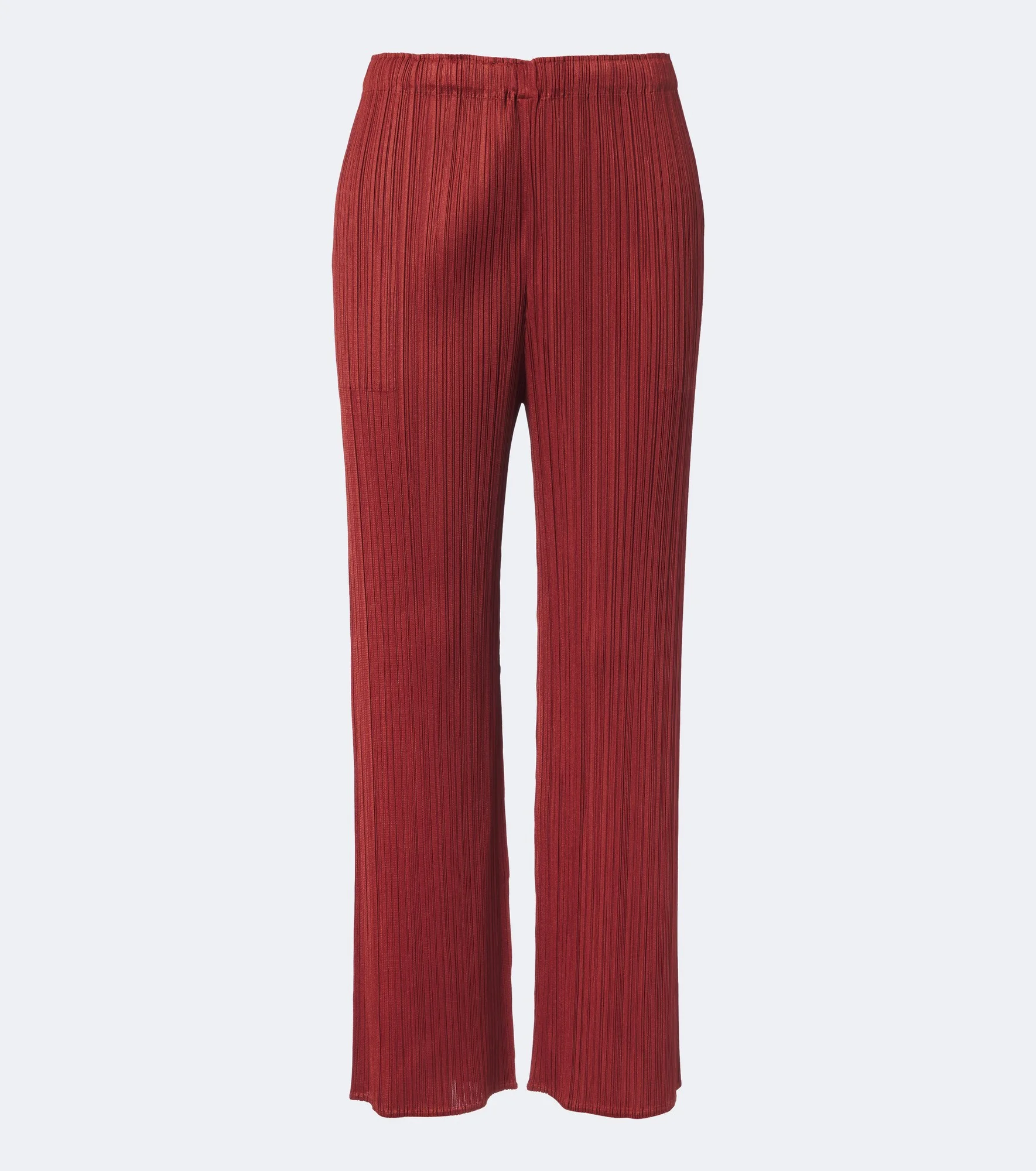 Monthly Colors: September pleated straight pants - 1