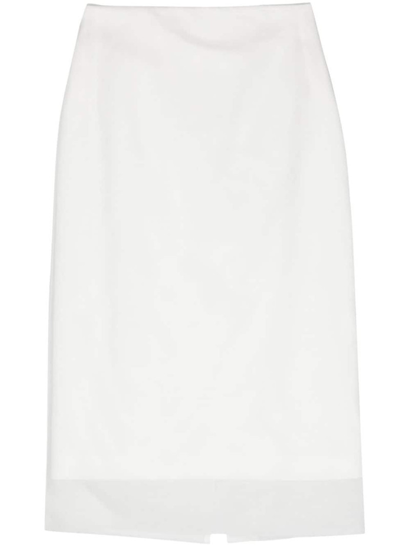double-layer pencil skirt 1