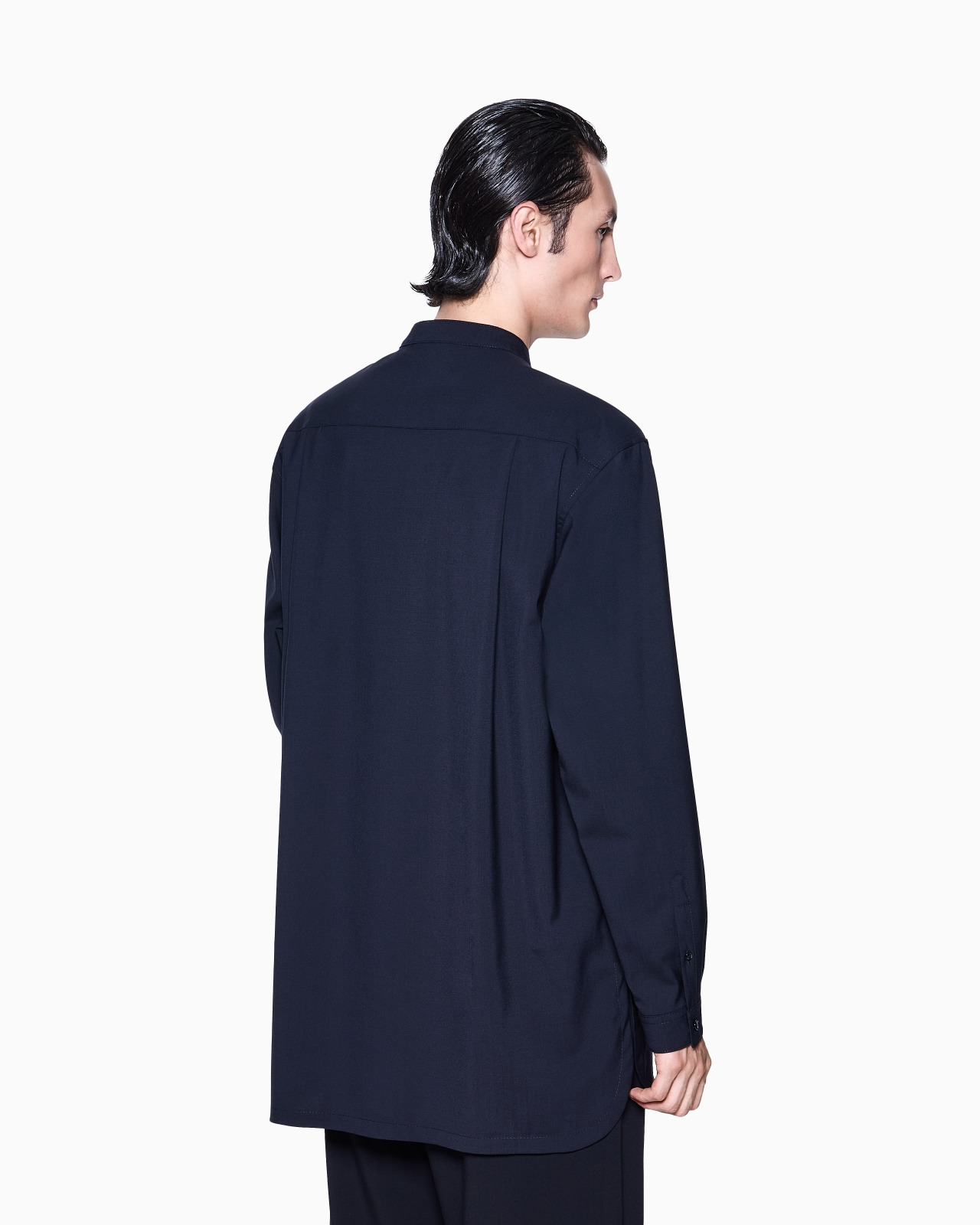 SHIRT JACKET IN PURE VIRGIN WOOL CANVAS - 3