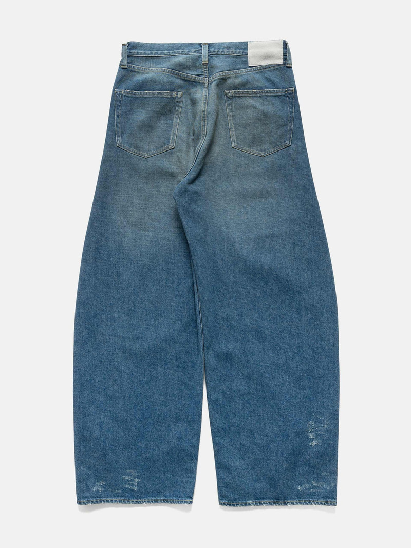 Deformation Wide Denim Jeans Indigo 5