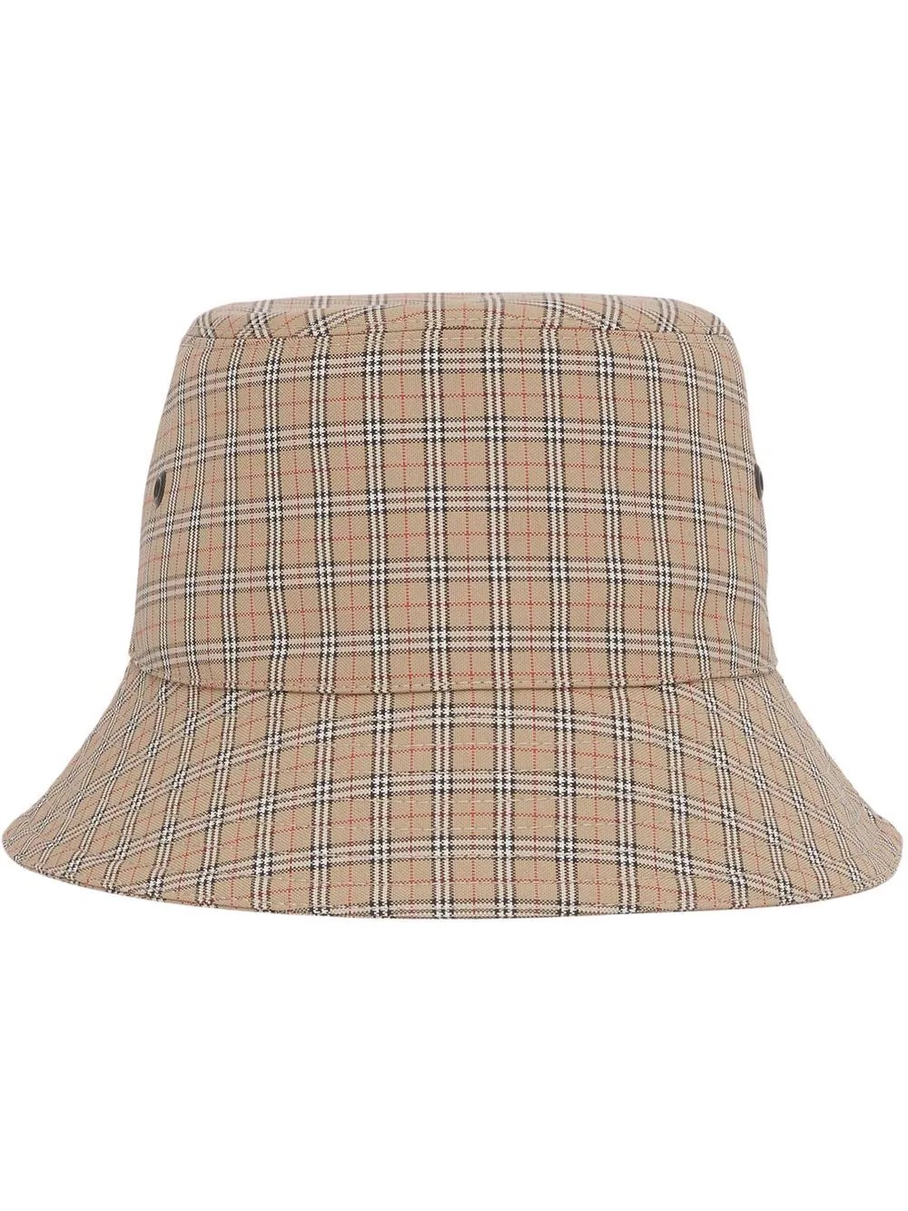 technical check bucket hat - 1