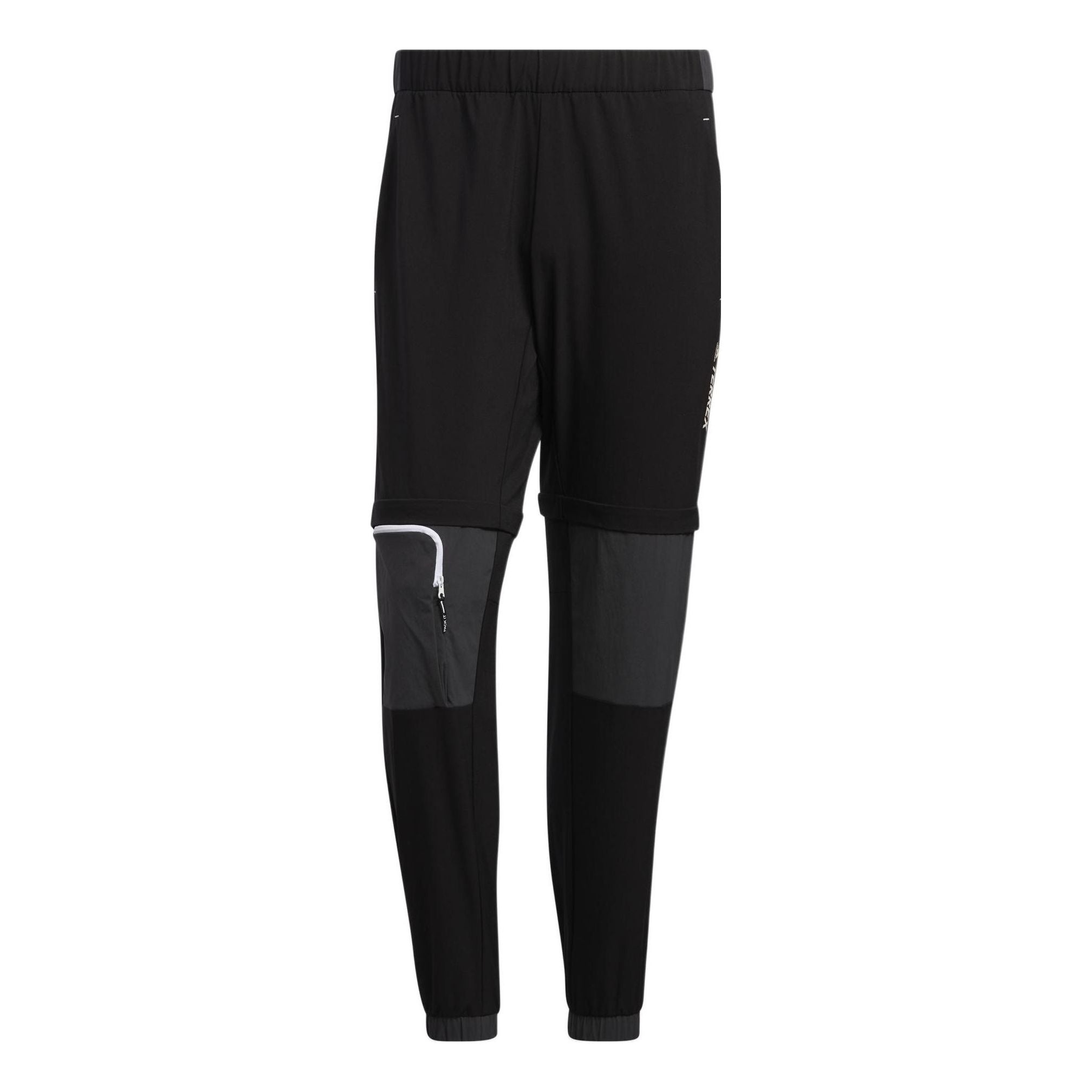 Men's adidas Voyager Detachable Pants Elastic Waistband Bundle Feet Sports Pants/Trousers/Joggers Bl - 1