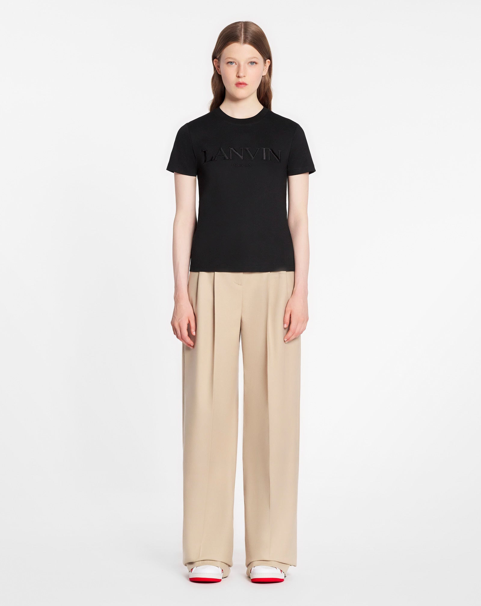 CLASSIC FIT LANVIN EMBROIDERED T-SHIRT - 2