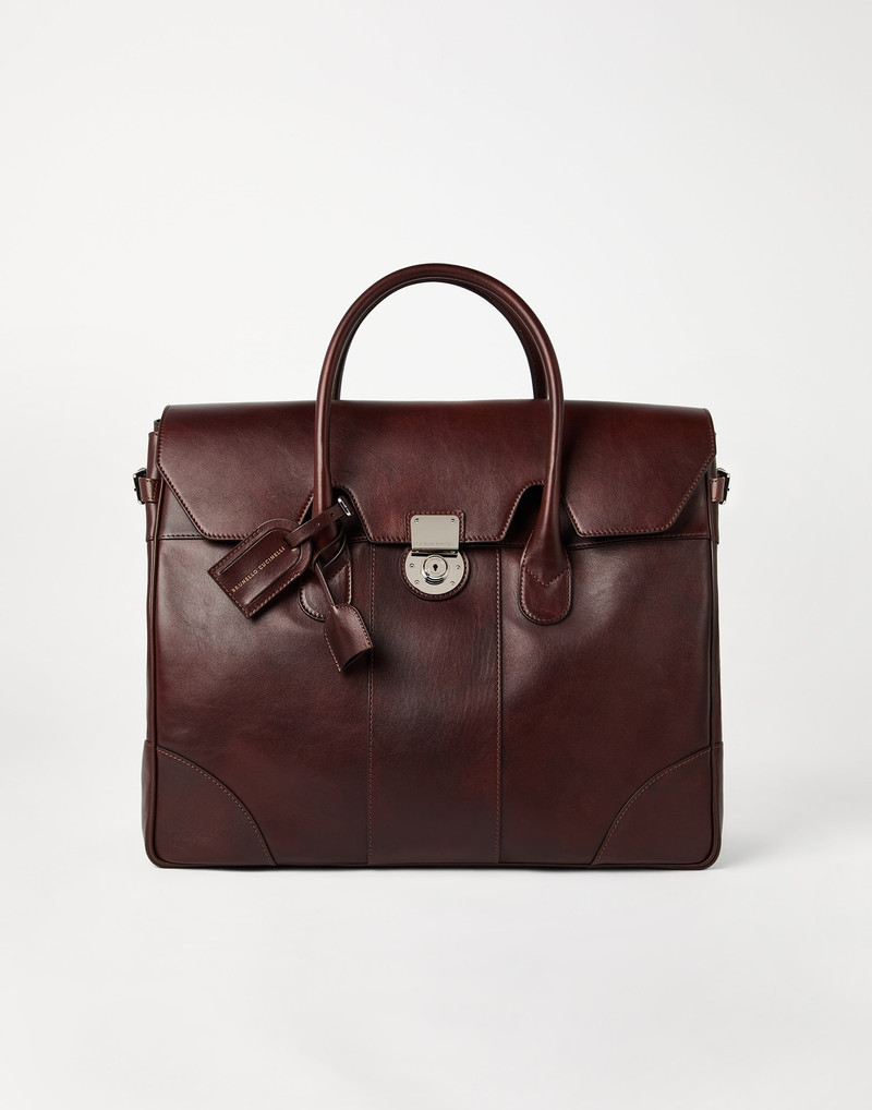 Calfskin Boston casual bag 1