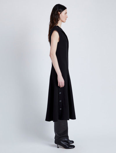 Proenza Schouler Chantal Dress in Matte Viscose Crepe outlook