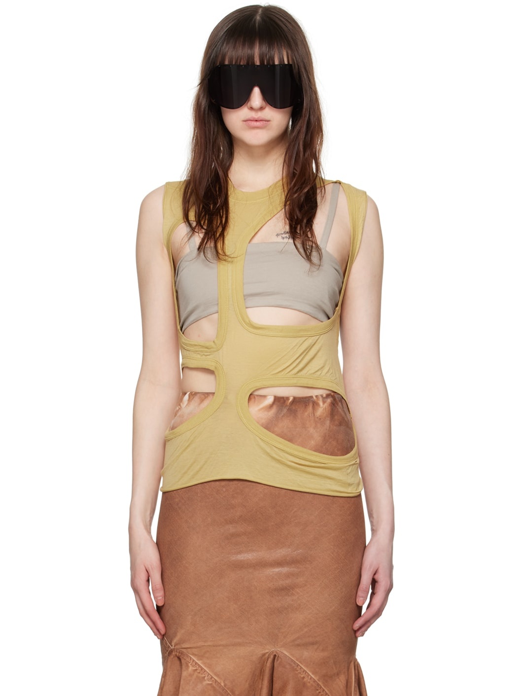 Yellow Membrane I Tank Top - 1