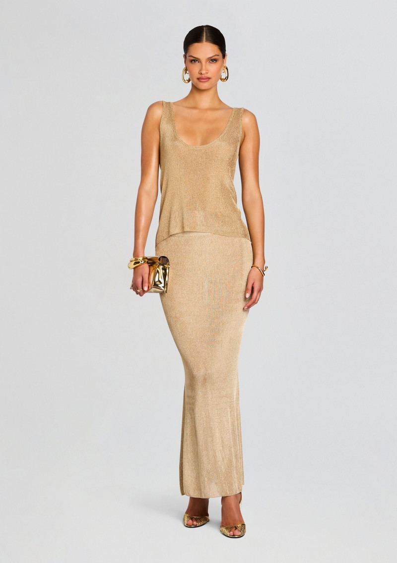 RETROFÊTE HERO METALLIC KNIT TANK outlook