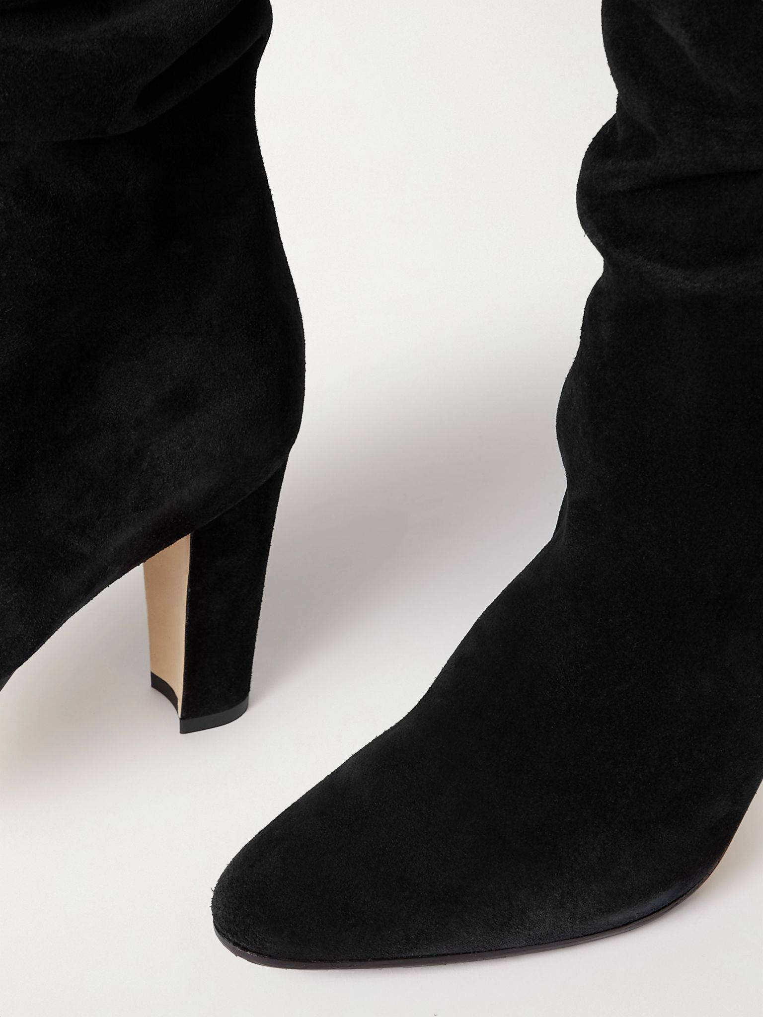 Calassohi 90 suede knee boots Black - 4
