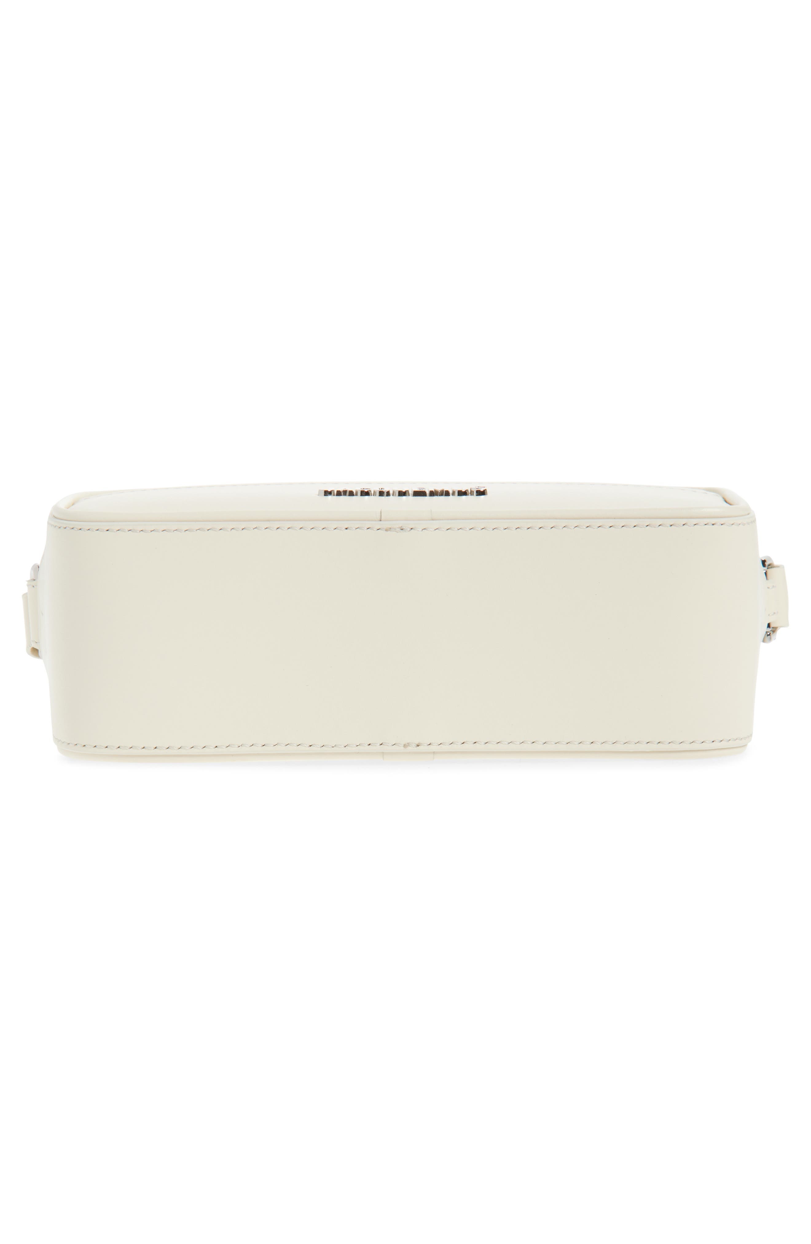 Jacquemus Le Baneto Leather Camera Bag in Ivory at Nordstrom - 6