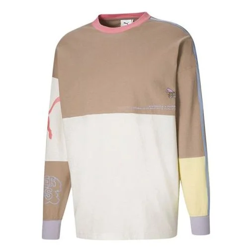 PUMA X KS LS TEE Long Sleeves T-shirt Creamy White 598464-55 - 1