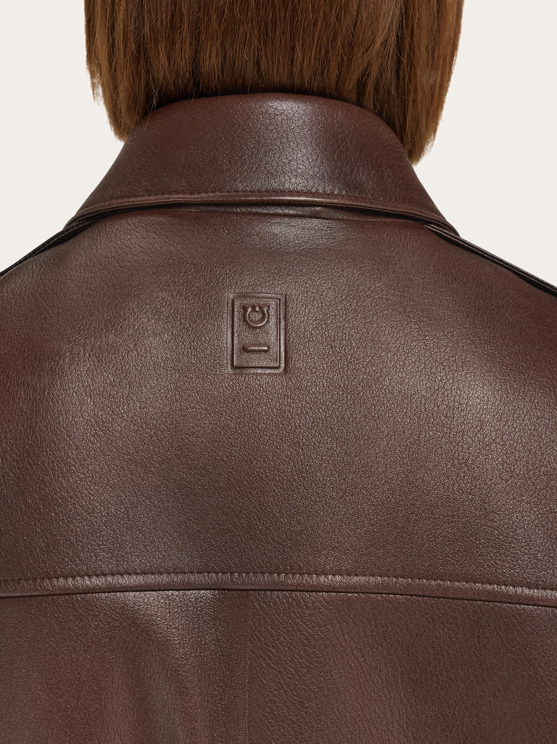 Leather blouson - 4