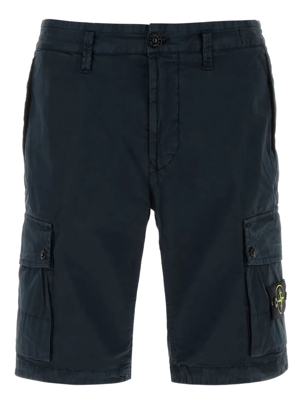 logo-patch cargo shorts - 1