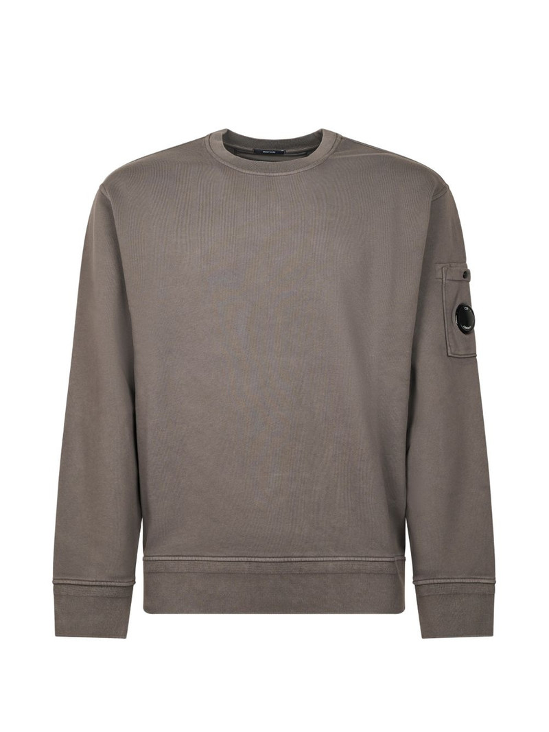 pocket crew-neck sweatshirt 1