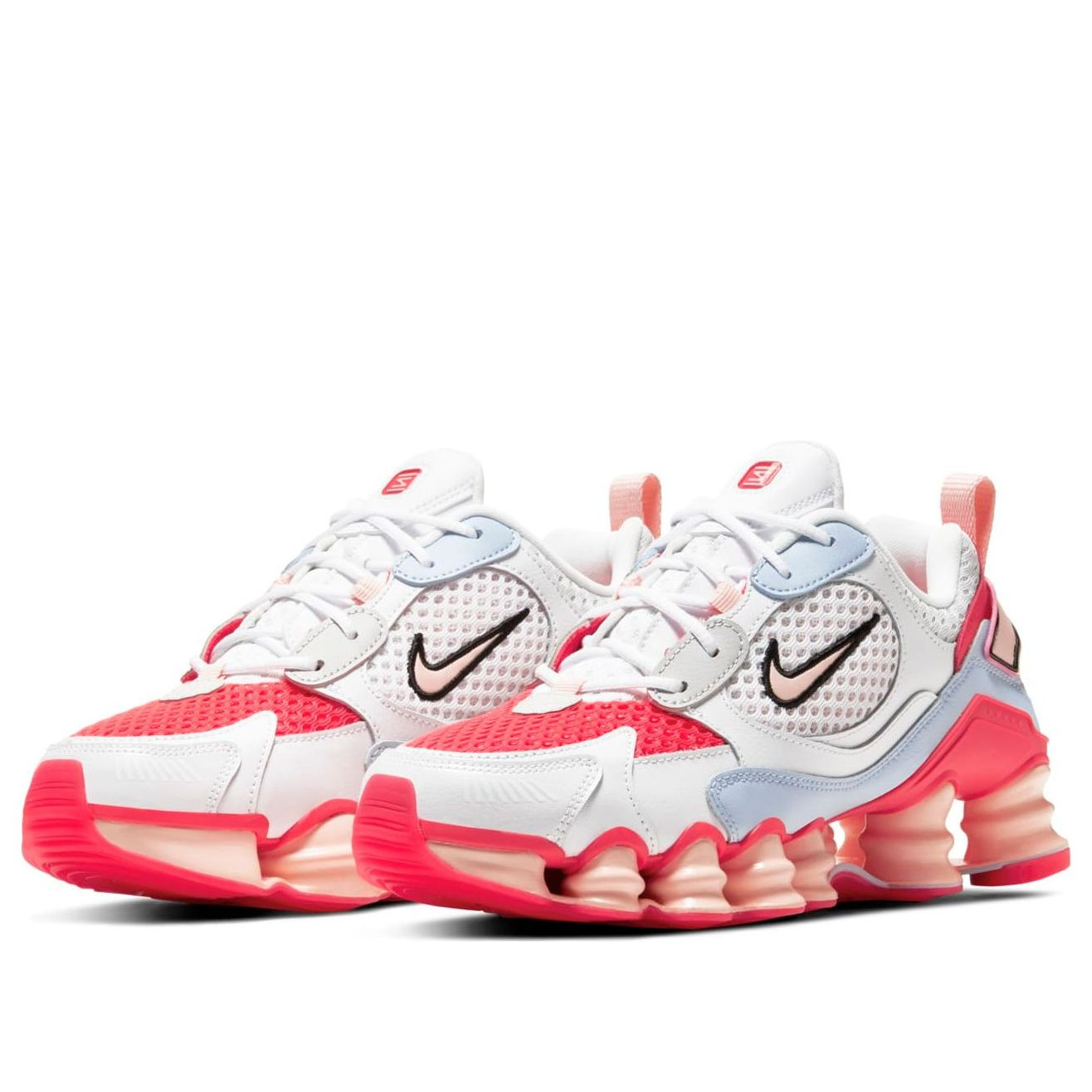 (WMNS) Nike Shox TL Nova 'White Laser Crimson' CV3602-101 - 3