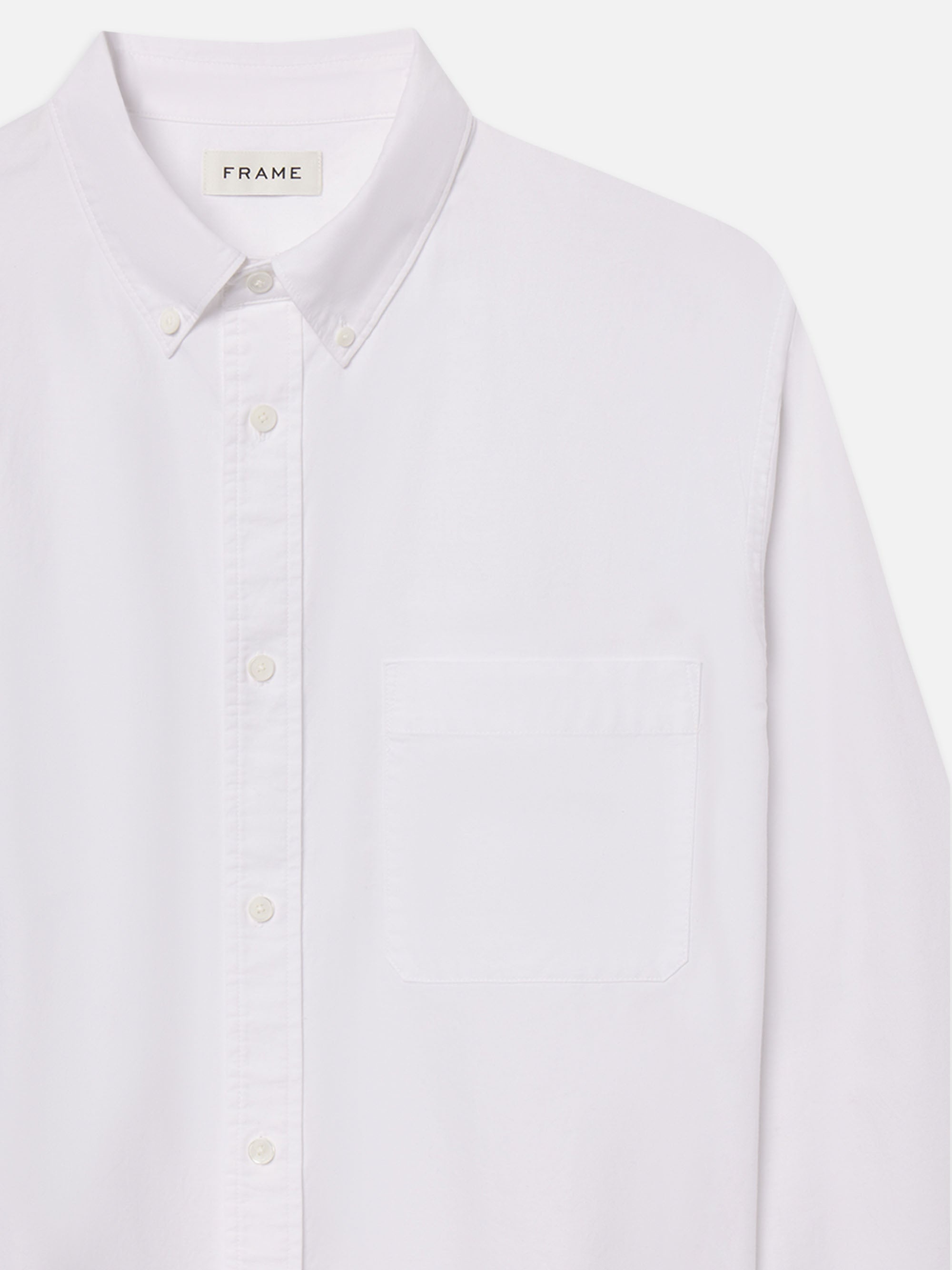 Oxford Shirt in White - 2